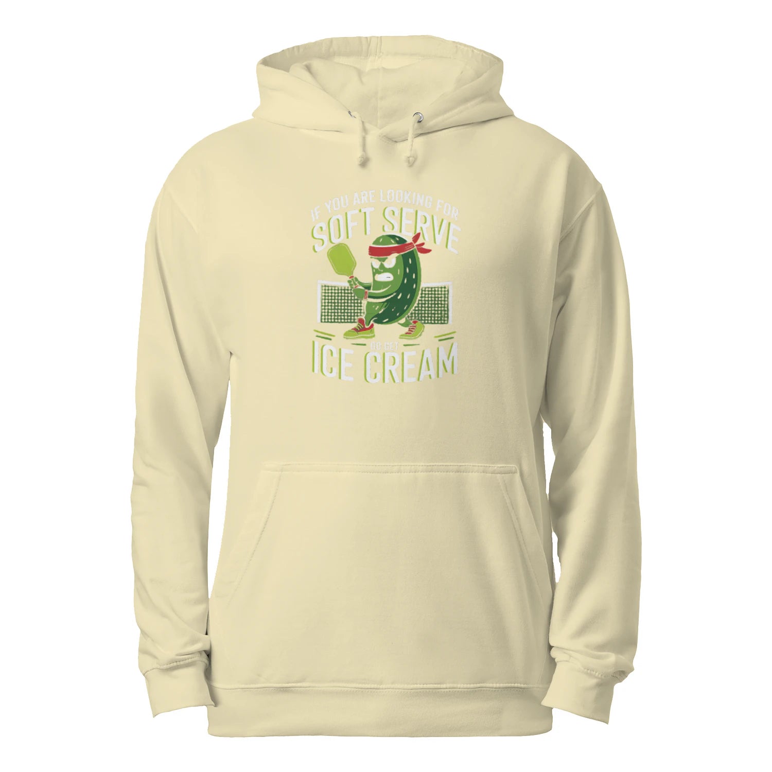 Pickleball & Ice Cream Men’s Hoodie – Funny Gift