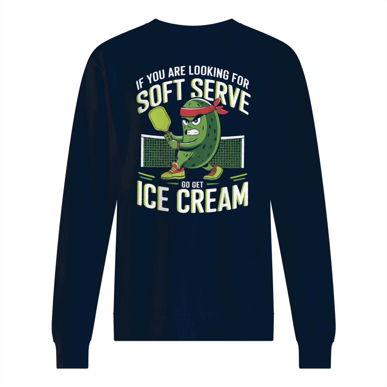 Pickleball & Ice Cream Men’s Sweatshirt – Funny Gift
