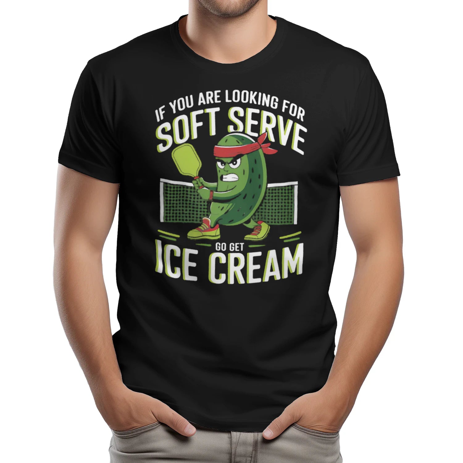 Pickleball & Ice Cream T-Shirt – Funny Gift