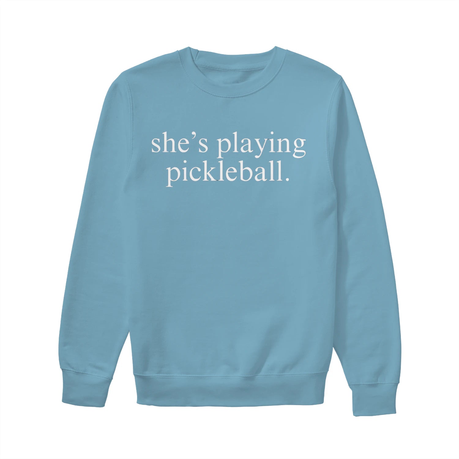 she s playing pickleball Women’s Sweatshirt – Funny Gift