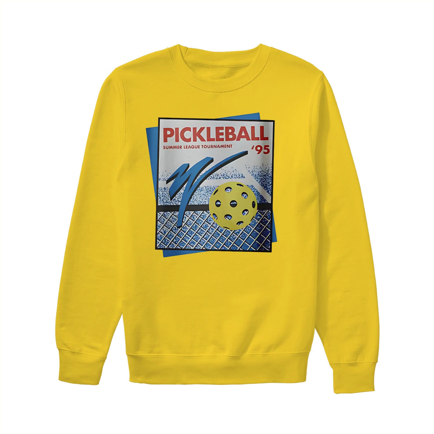 retro pickleball court Women’s Sweatshirt – Funny Gift