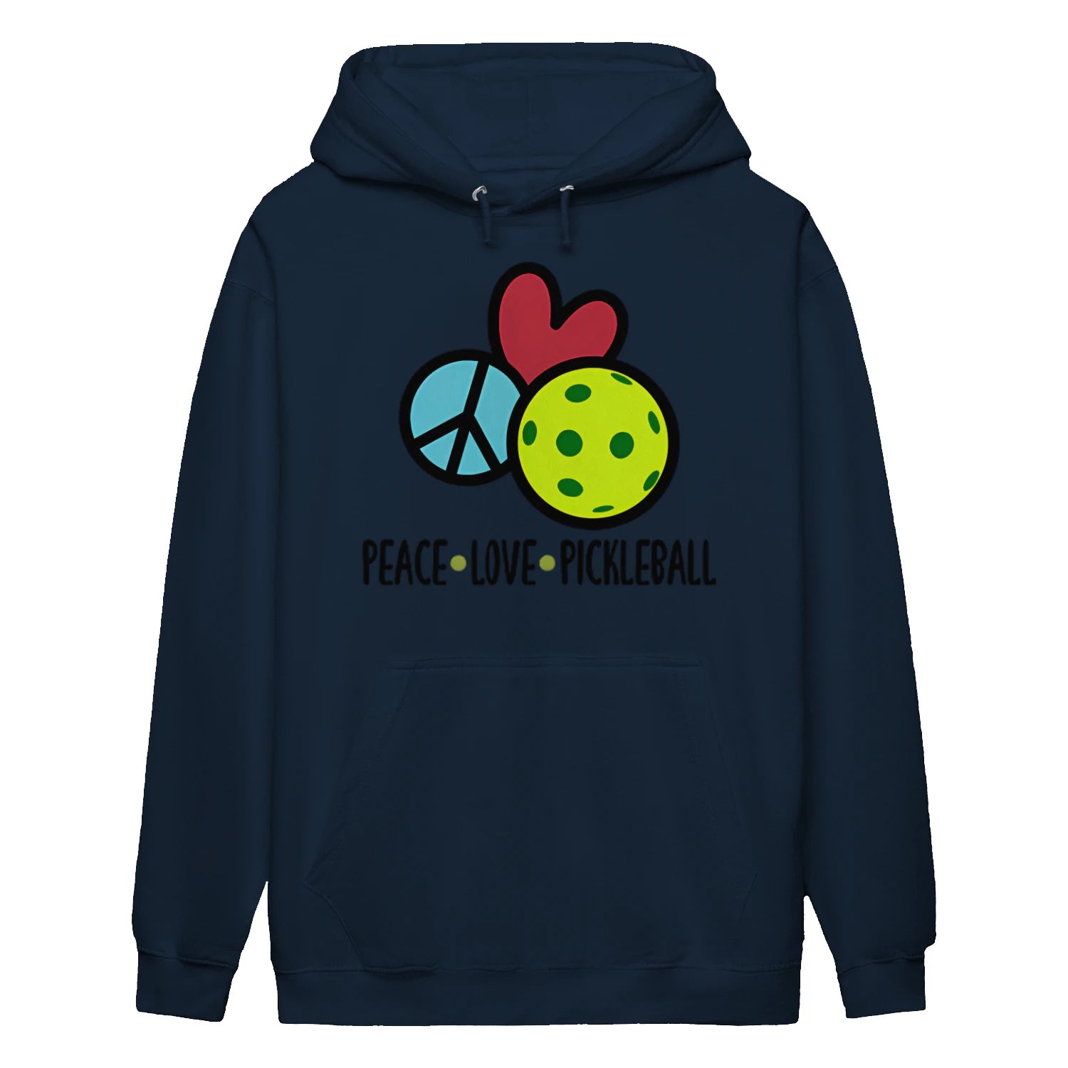 Pickleball Christmas Ornaments Men’s Hoodie – Funny Gift