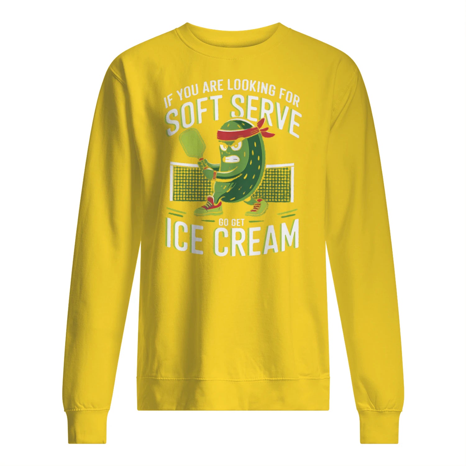 Pickleball & Ice Cream Men’s Sweatshirt – Funny Gift