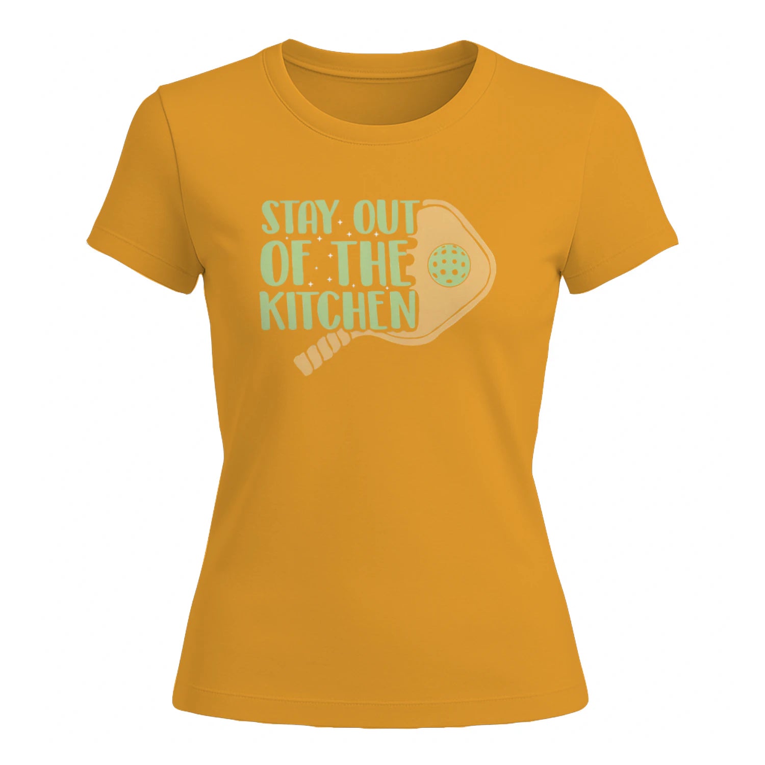 Stay Out of the Kitchen for Pickleball Women’s T-Shirt – Funny Gift