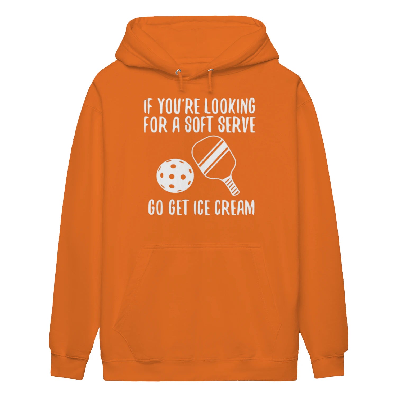 soft serve joke pickleball Women’s Hoodie – Funny Gift