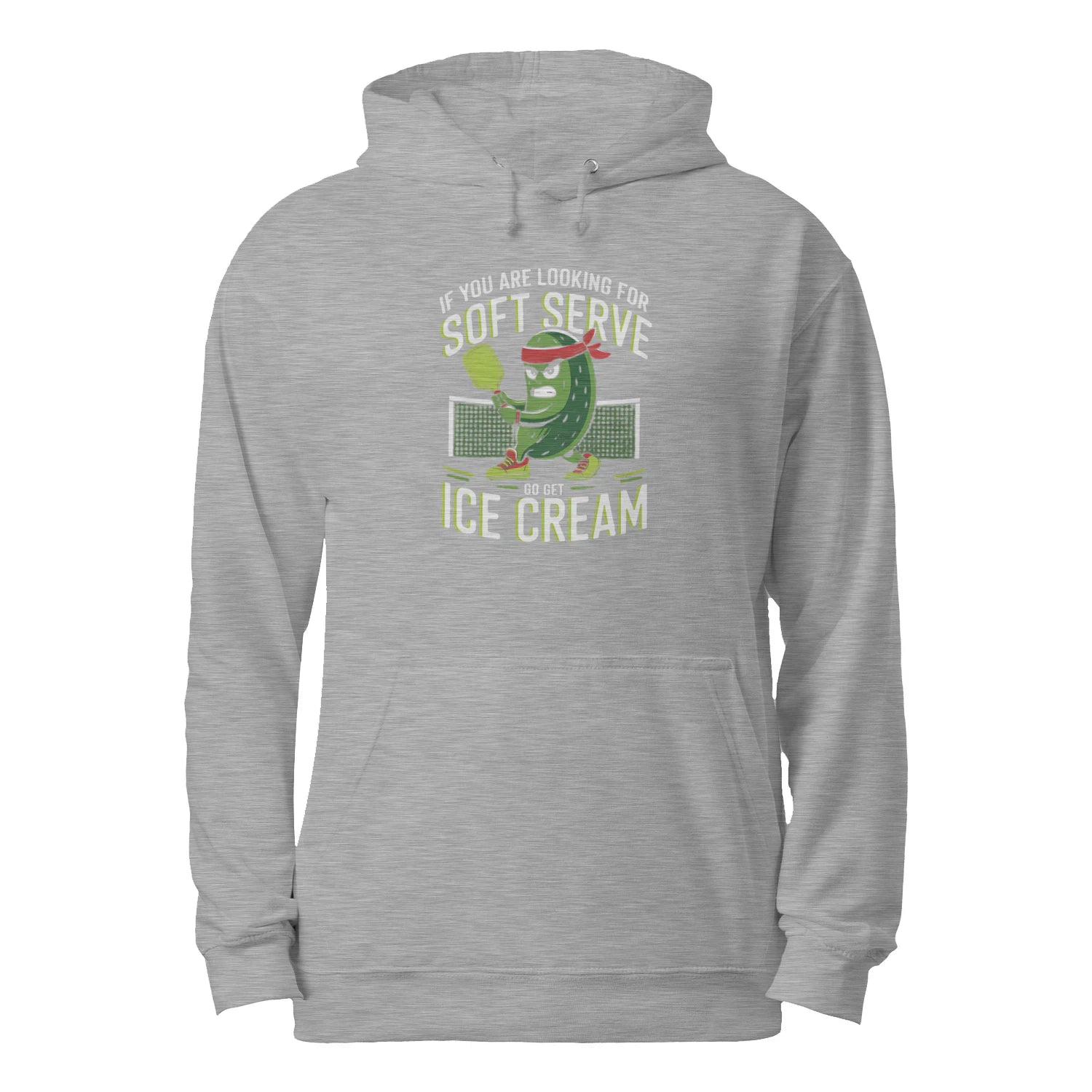 Pickleball & Ice Cream Men’s Hoodie – Funny Gift