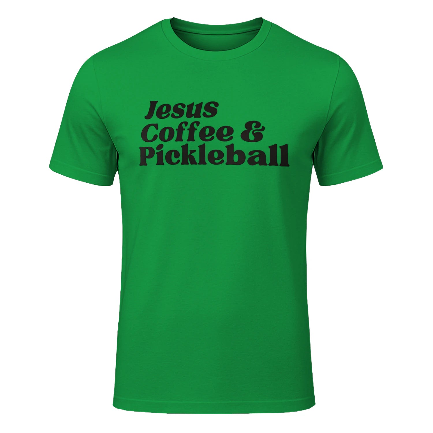 Jesus, Coffee & Pickleball T-Shirt – Funny Gift