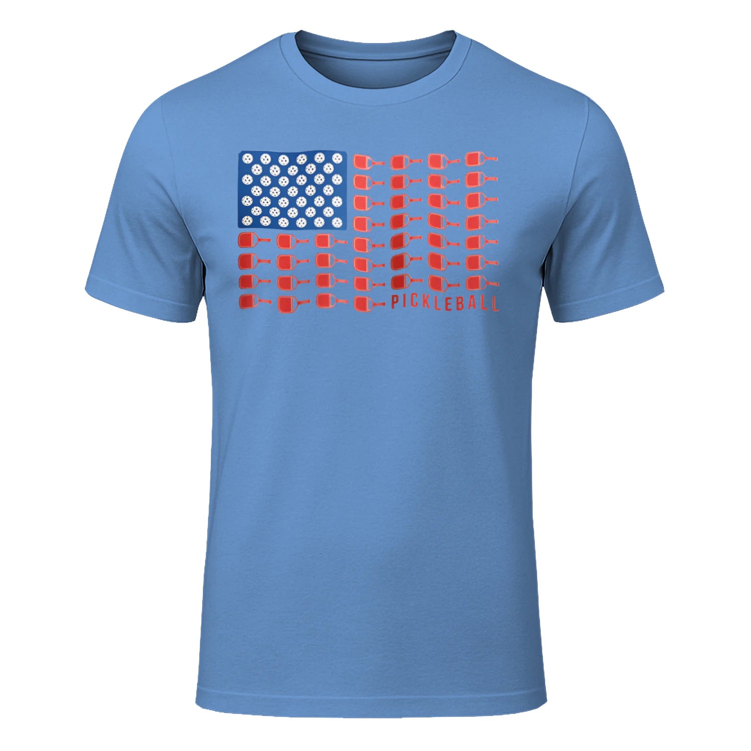 American Flag Pickleball T-Shirt – Funny Gift
