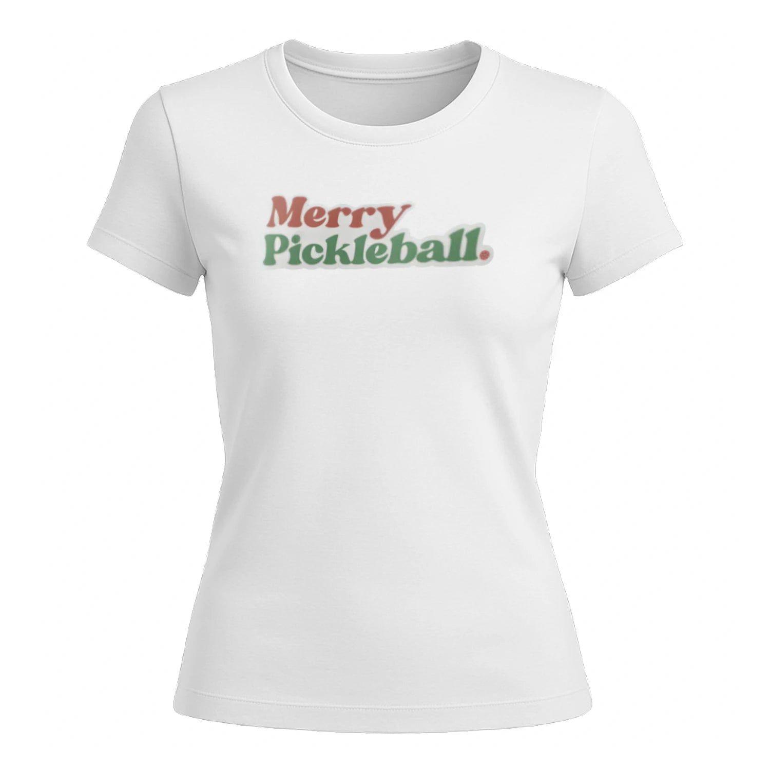 Merry Pickleball for Women’s T-Shirt – Funny Gift
