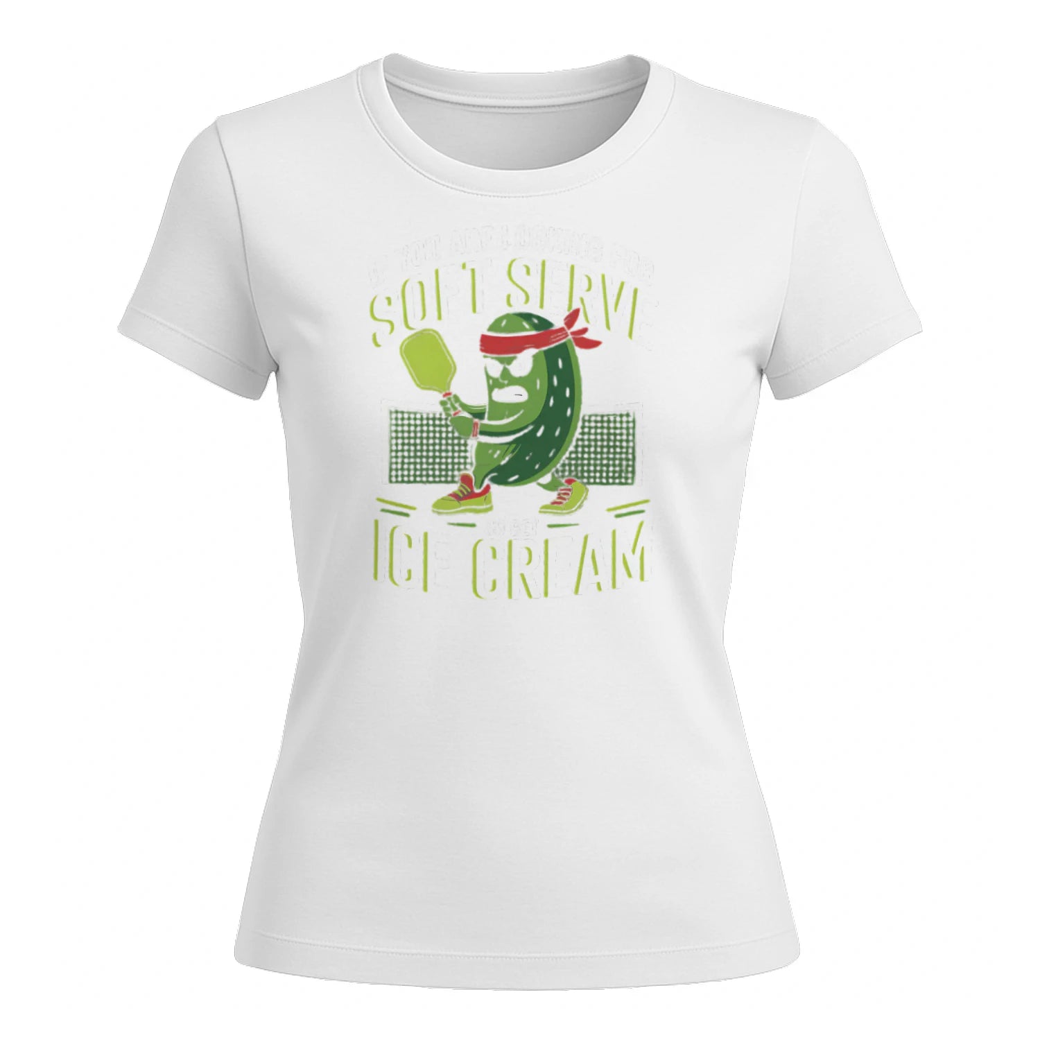 Pickleball & Ice Cream for Women’s T-Shirt – Funny Gift