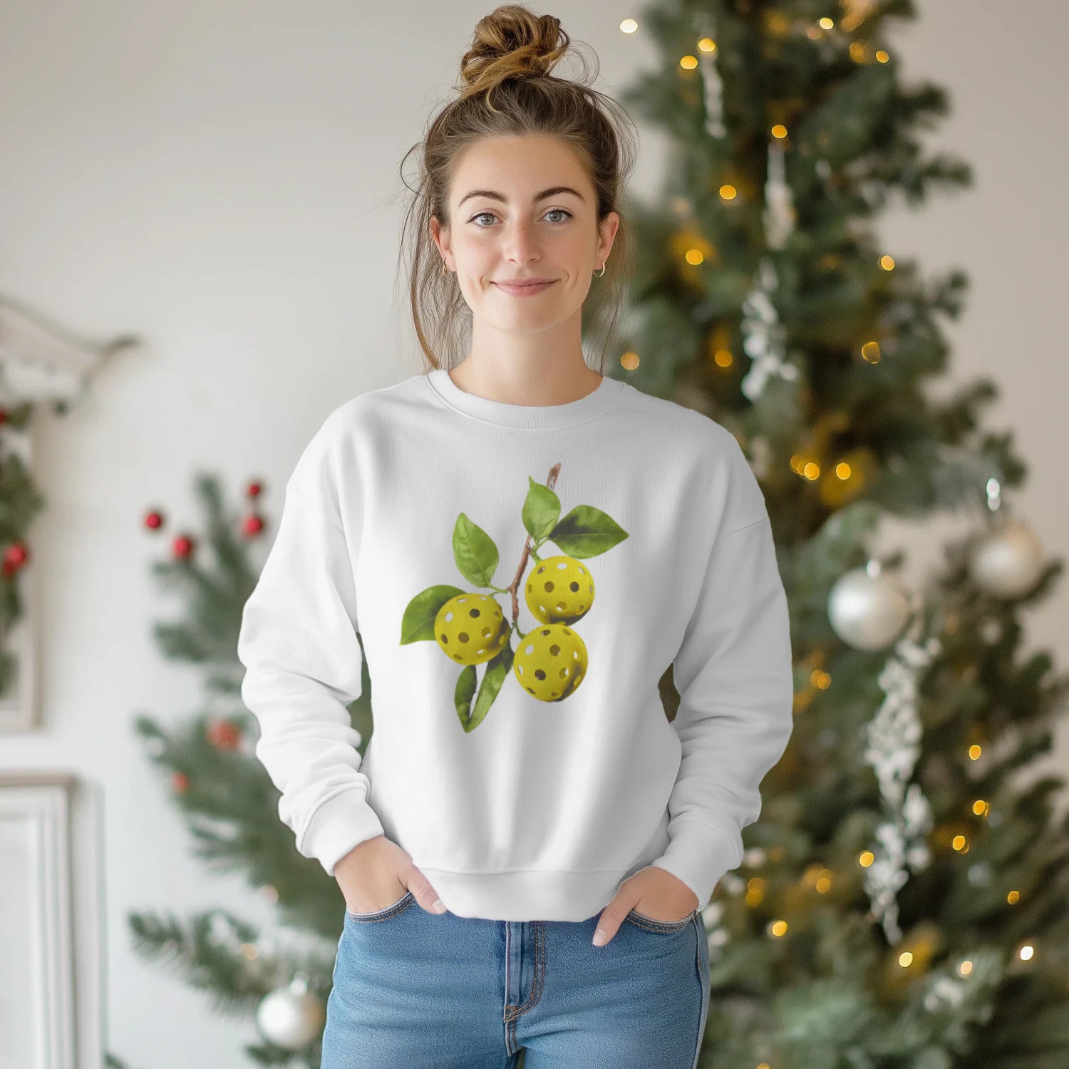 pickleball fruit vibes Women’s Sweatshirt – Funny Gift