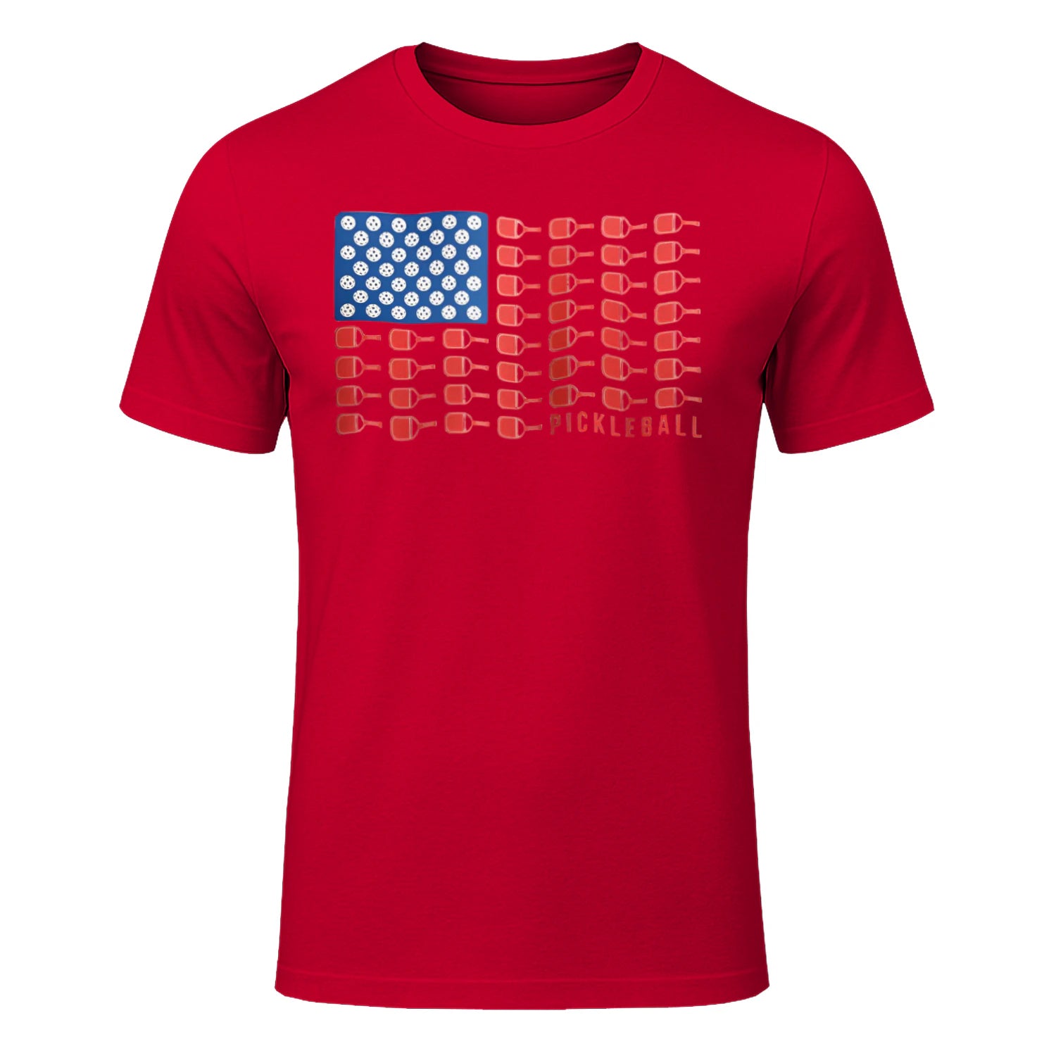 American Flag Pickleball T-Shirt – Funny Gift