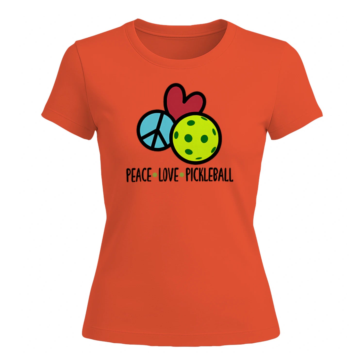 Peace Love Pickleball for Women’s T-Shirt – Funny Gift