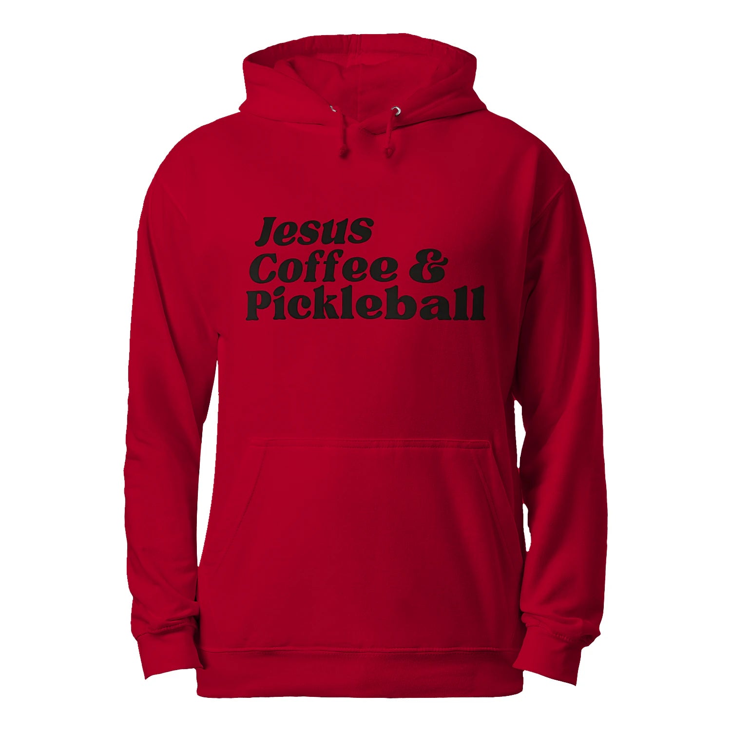 Jesus, Coffee & Pickleball Men’s Hoodie – Funny Gift