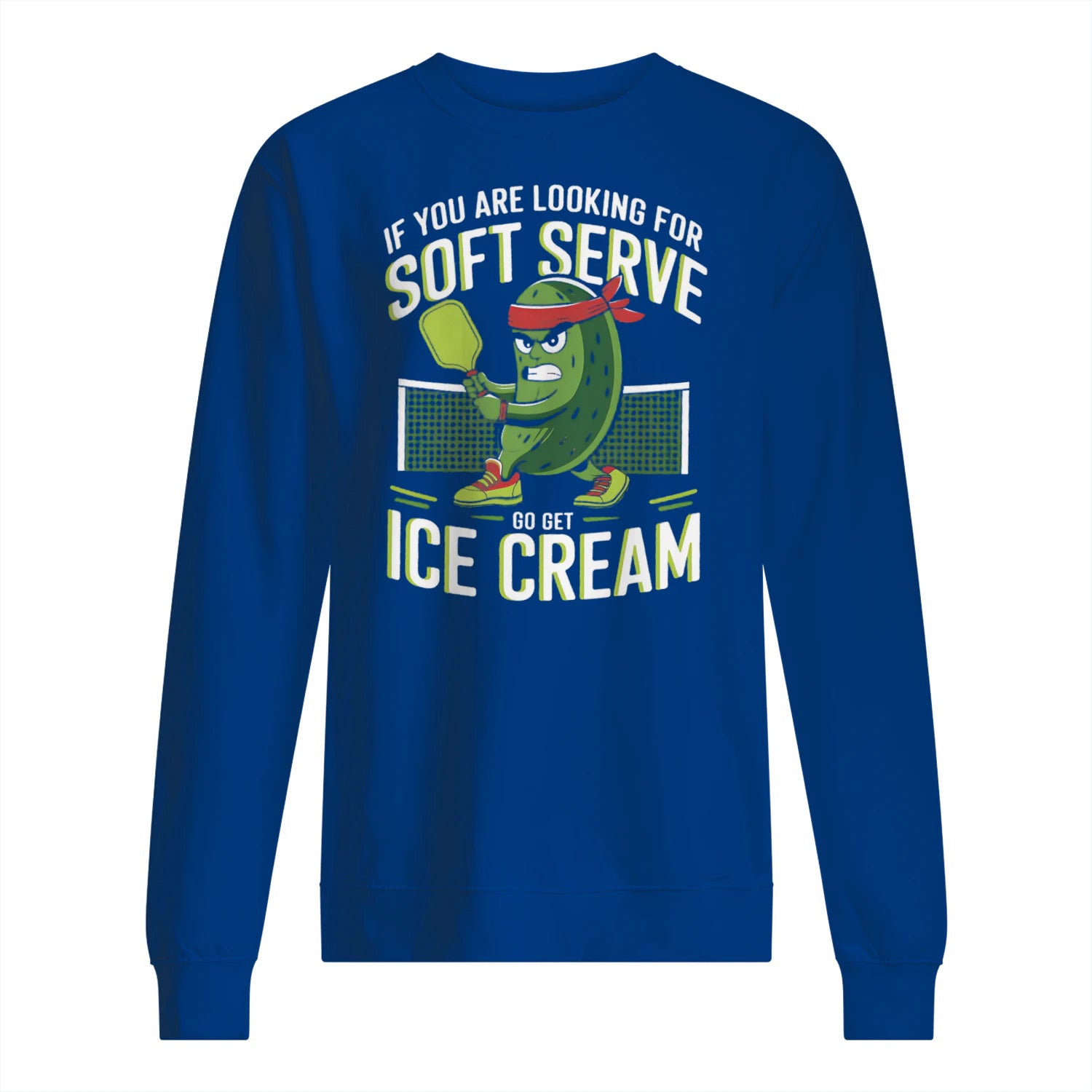 Pickleball & Ice Cream Men’s Sweatshirt – Funny Gift
