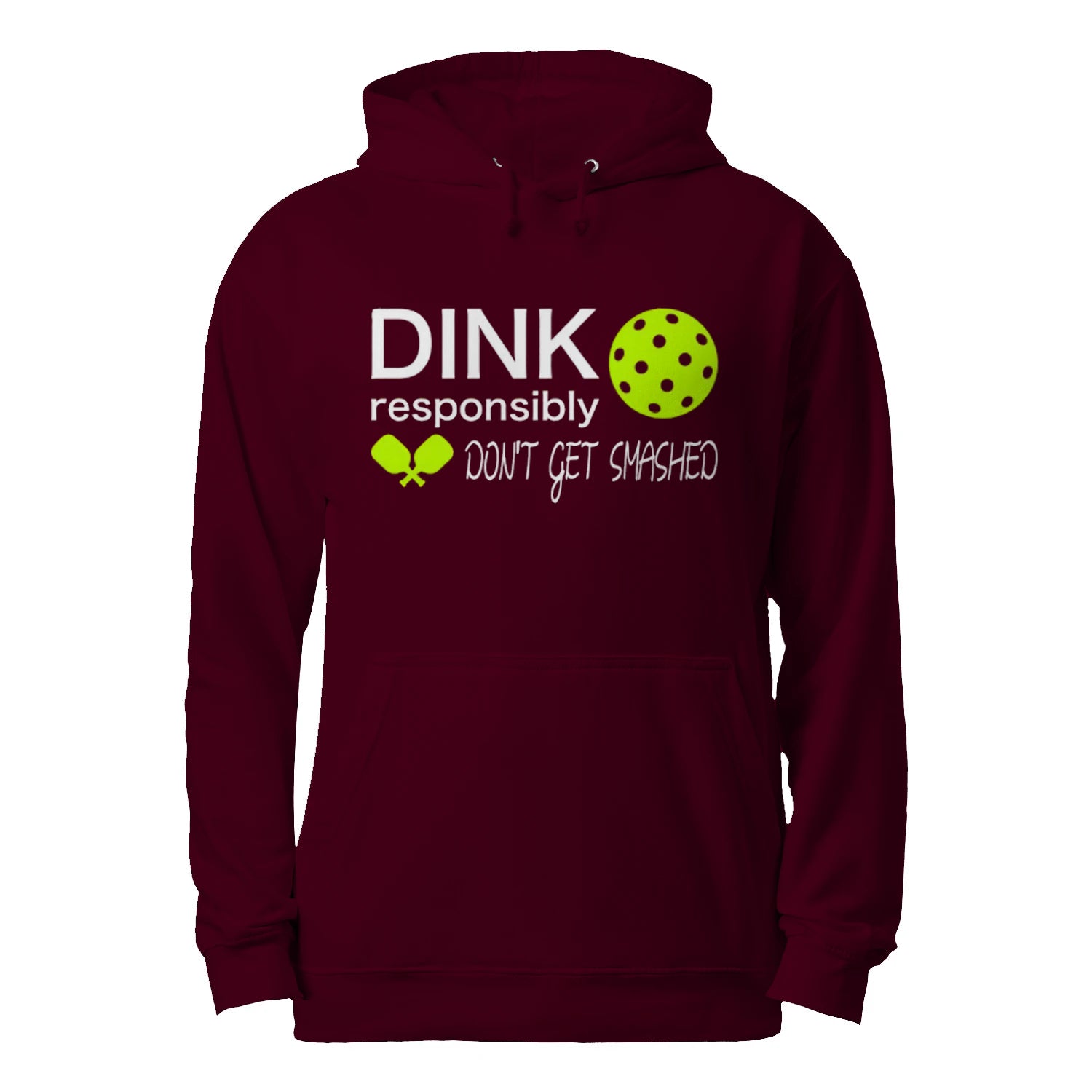 Dink Responsibly Pickleball Men’s Hoodie – Funny Gift