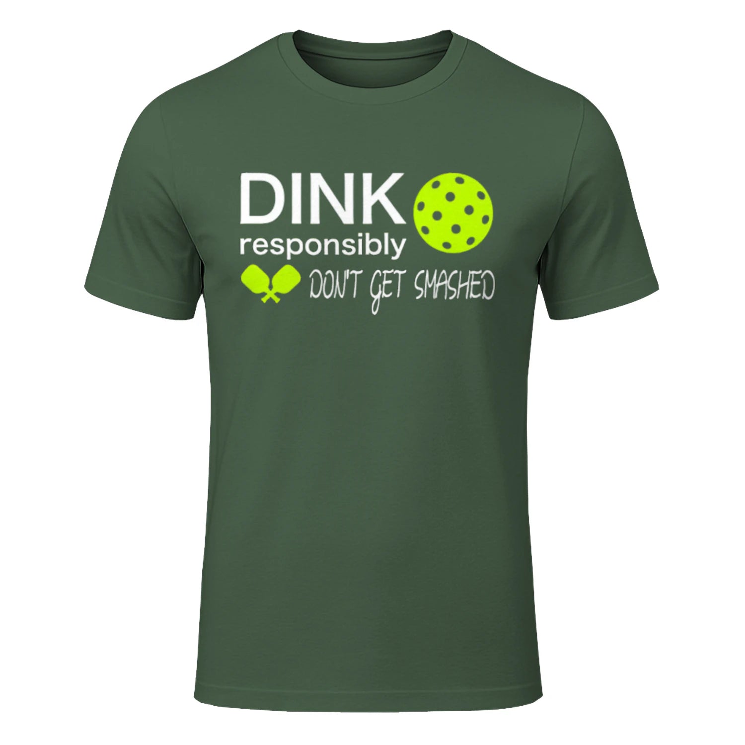Dink Responsibly Pickleball T-Shirt – Funny Gift