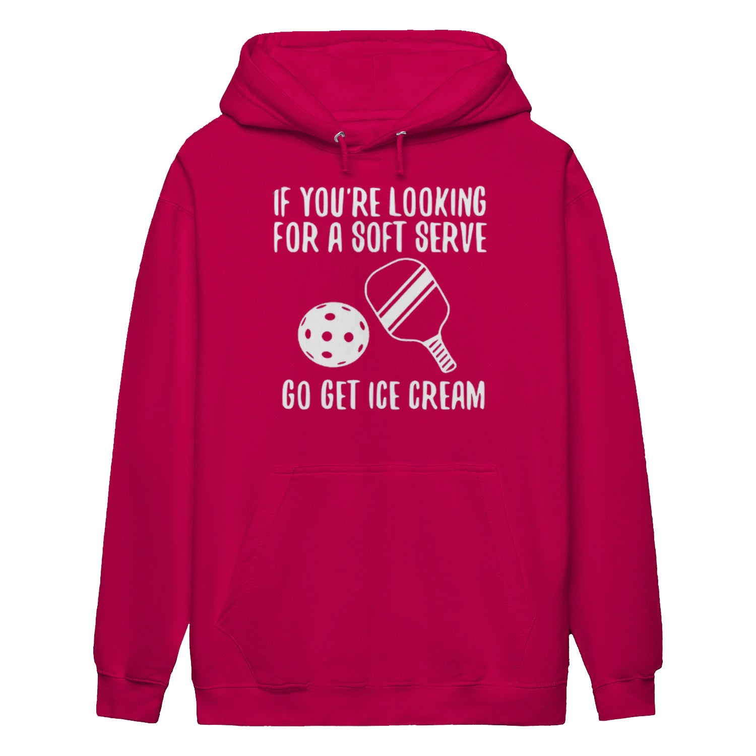 soft serve joke pickleball Women’s Hoodie – Funny Gift