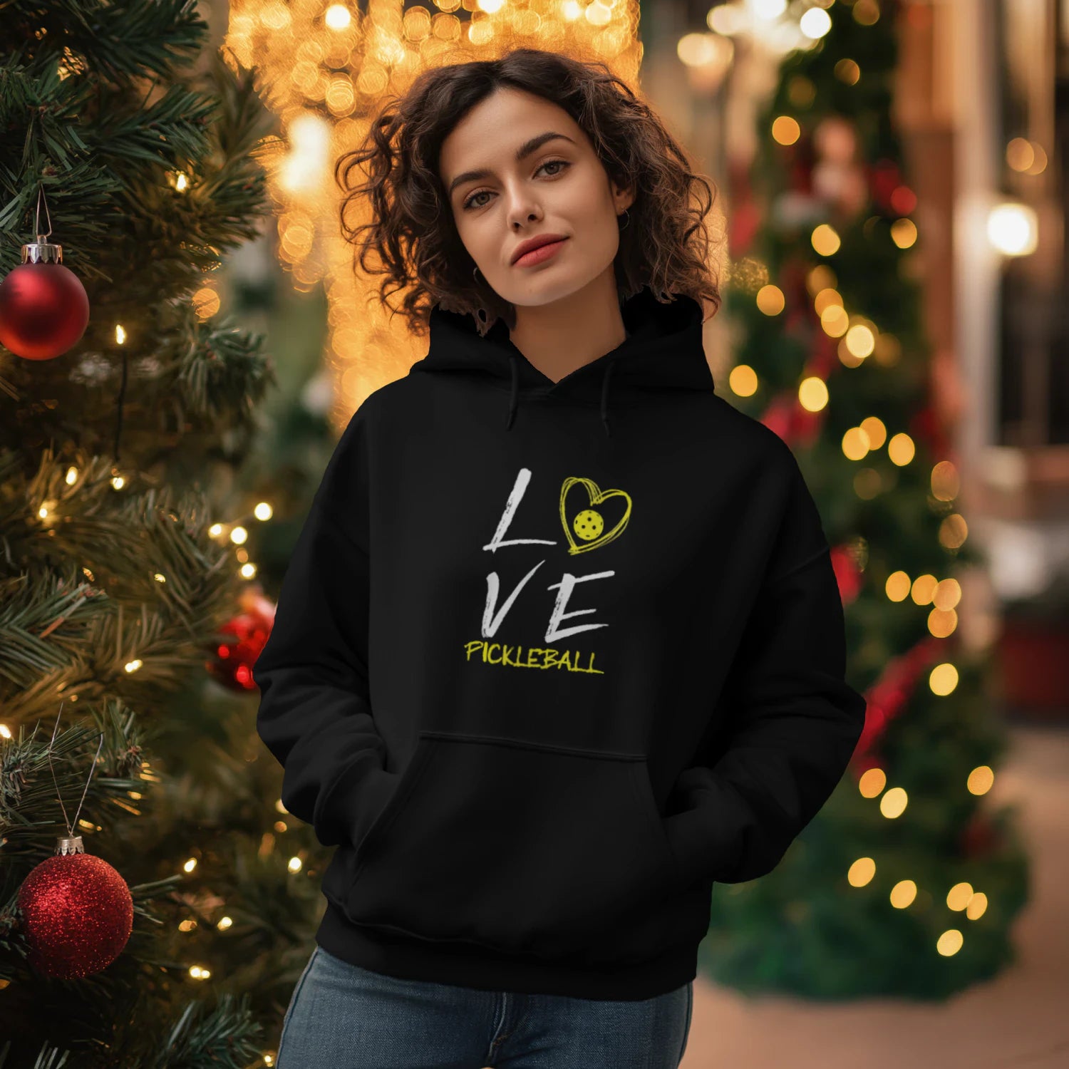 love pickleball Women’s Hoodie – Funny Gift