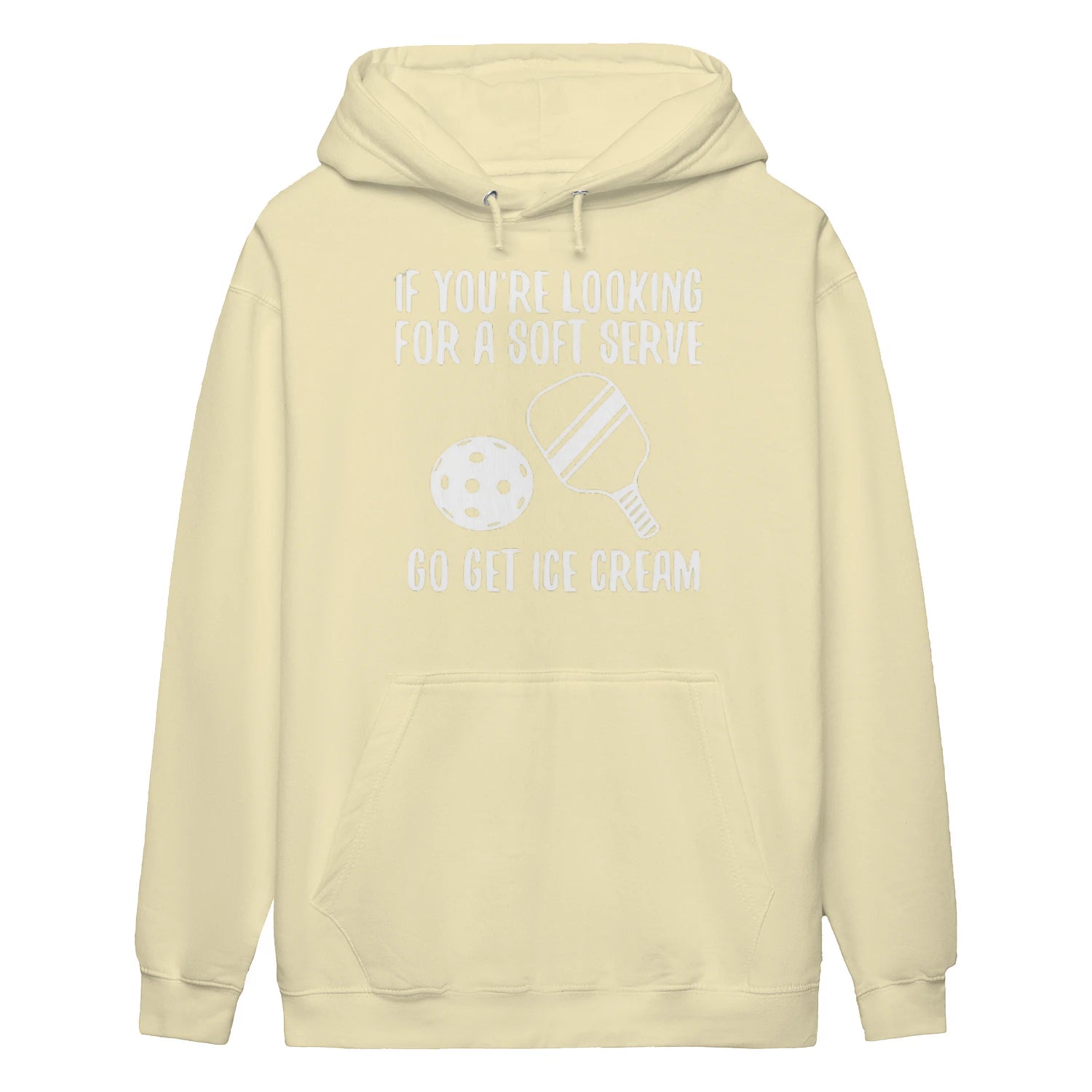 soft serve joke pickleball Women’s Hoodie – Funny Gift