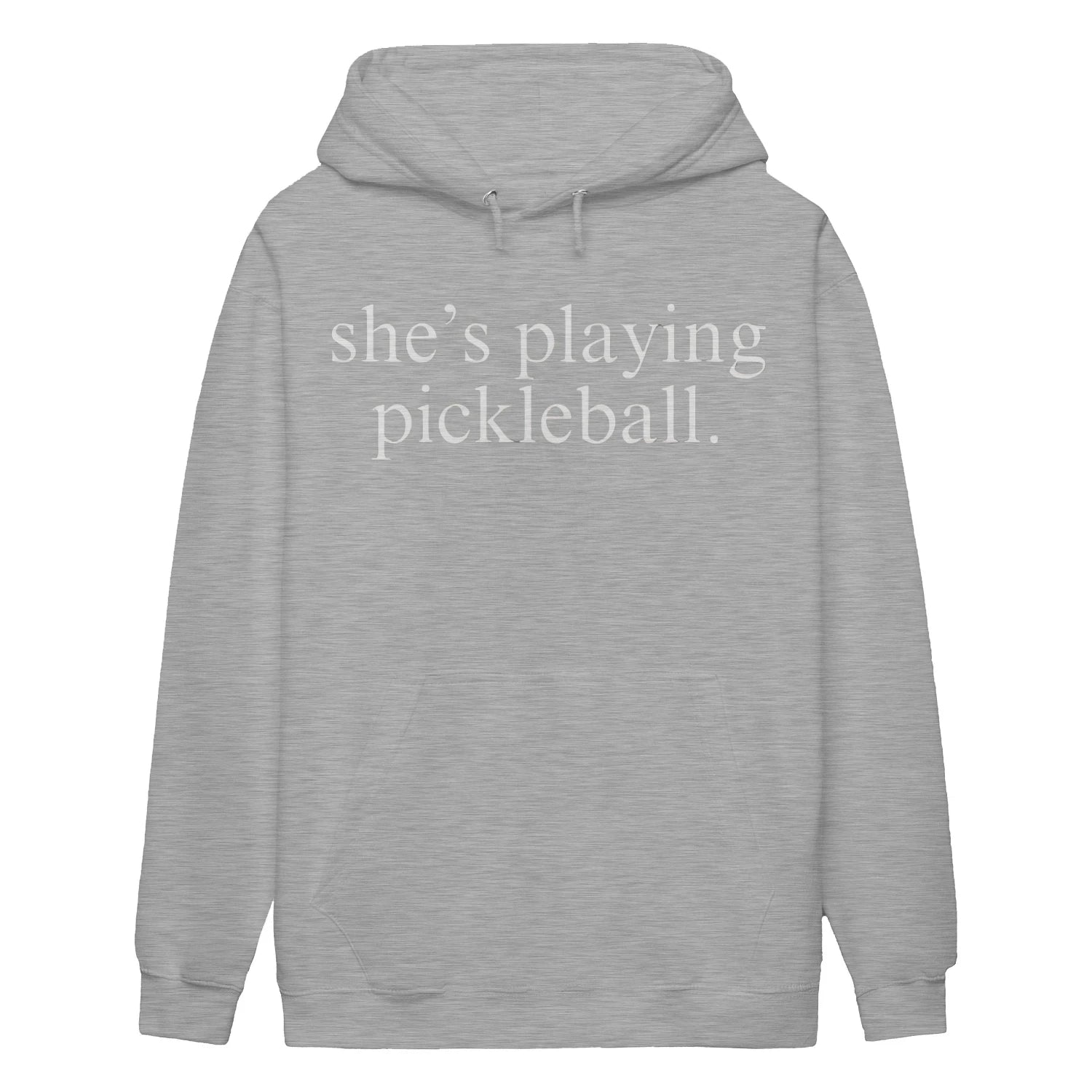 she s playing pickleball Women’s Hoodie – Funny Gift