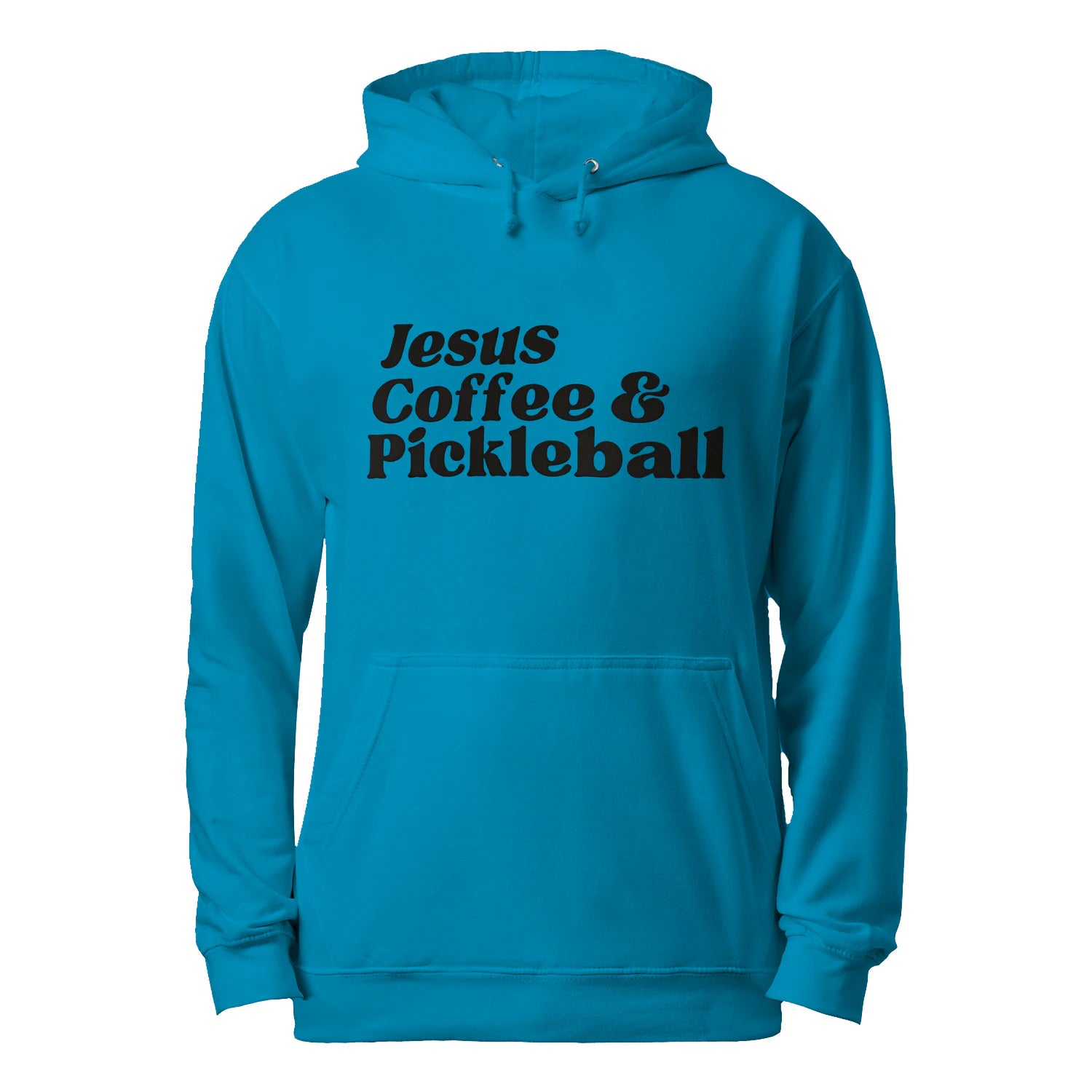 Jesus, Coffee & Pickleball Men’s Hoodie – Funny Gift