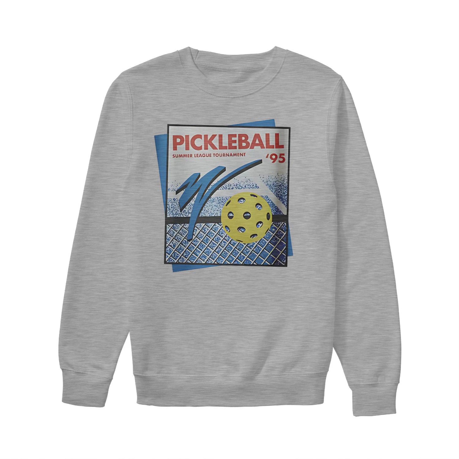 retro pickleball court Women’s Sweatshirt – Funny Gift