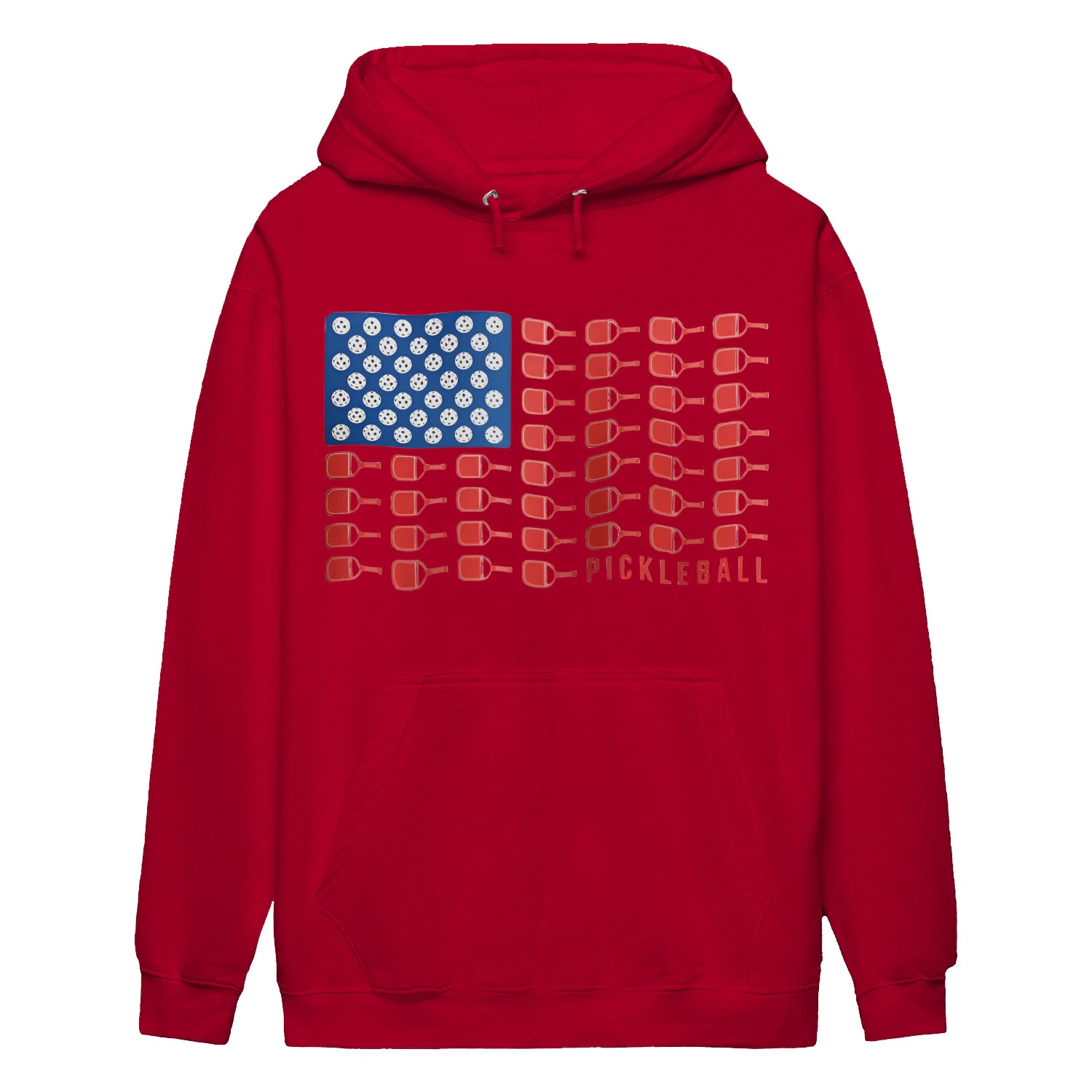 american flag pickleball Women’s Hoodie – Funny Gift
