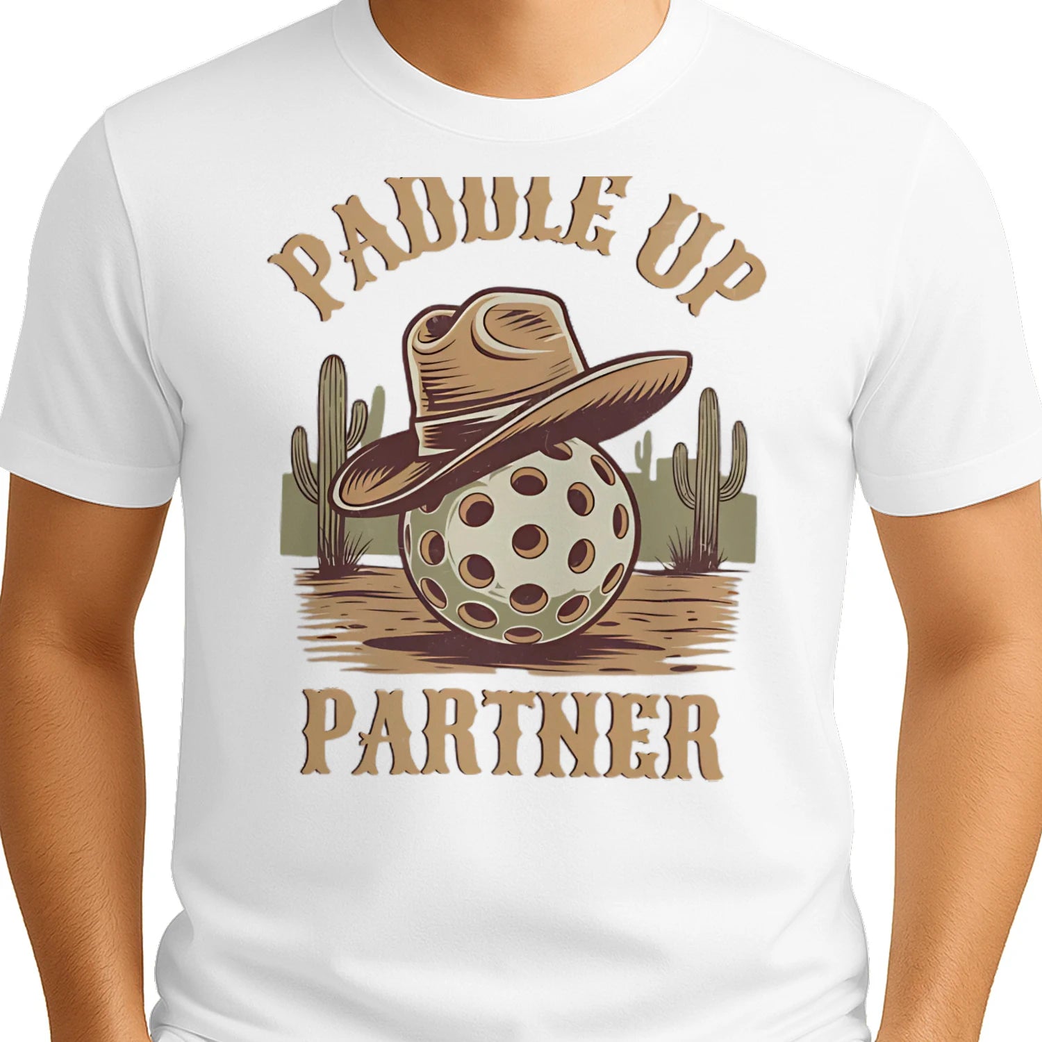 Paddle Up Partner Pickleball T-Shirt – Funny Gift