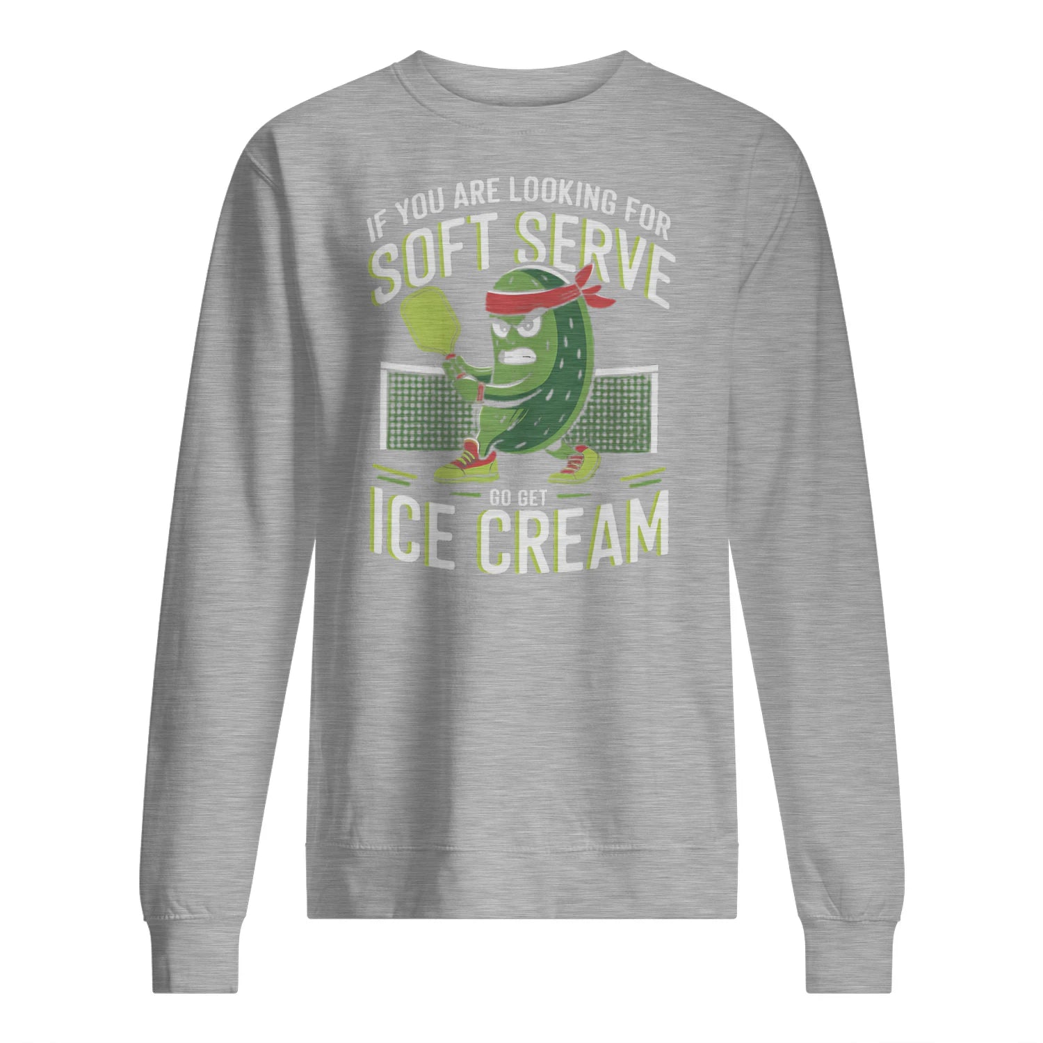 Pickleball & Ice Cream Men’s Sweatshirt – Funny Gift