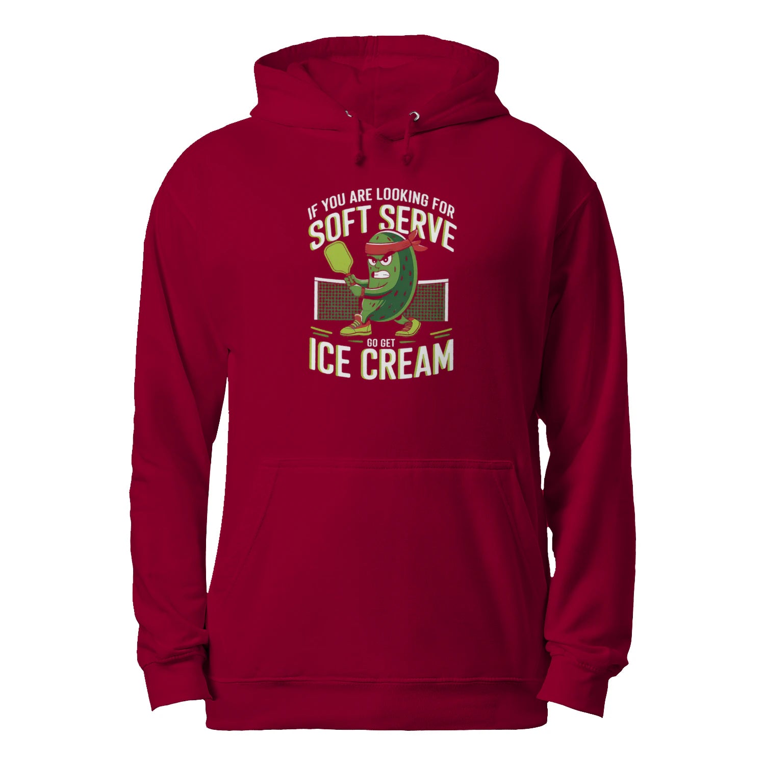 Pickleball & Ice Cream Men’s Hoodie – Funny Gift