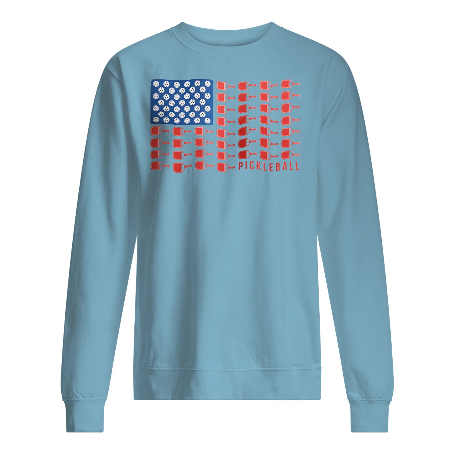 American Flag Pickleball Men’s Sweatshirt – Funny Gift