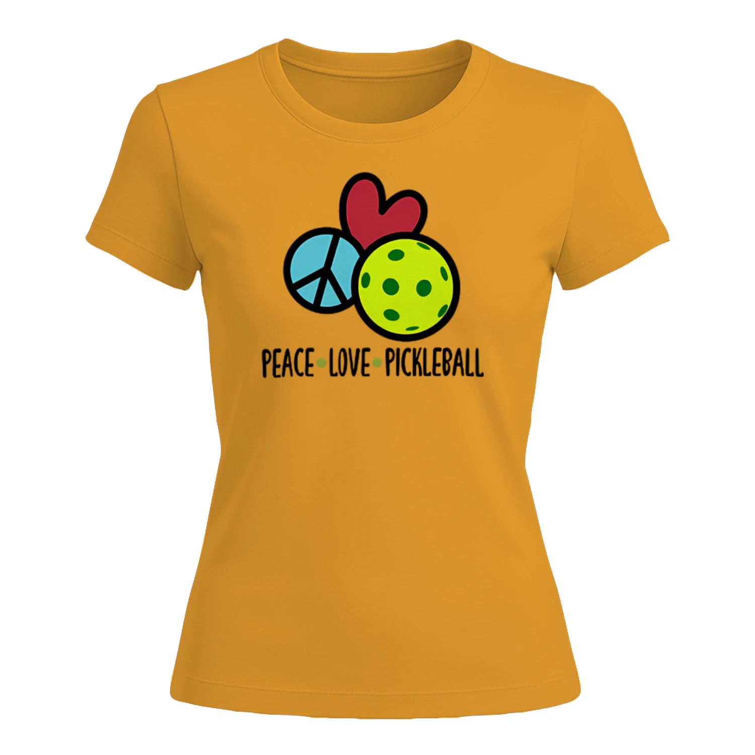 Peace Love Pickleball for Women’s T-Shirt – Funny Gift