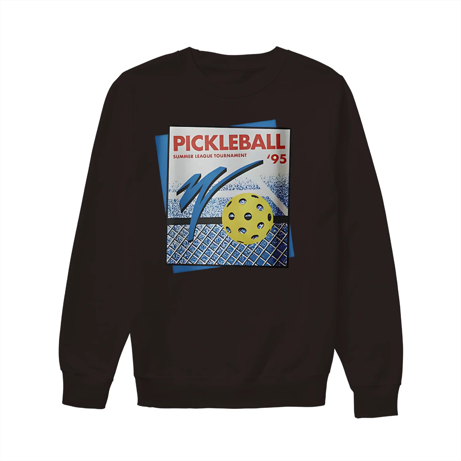 retro pickleball court Women’s Sweatshirt – Funny Gift