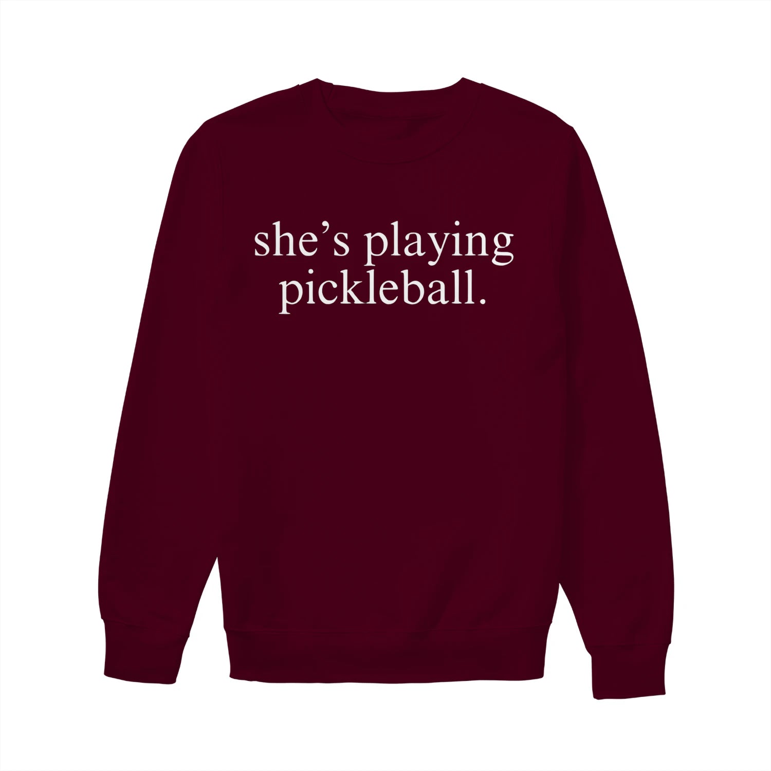 she s playing pickleball Women’s Sweatshirt – Funny Gift