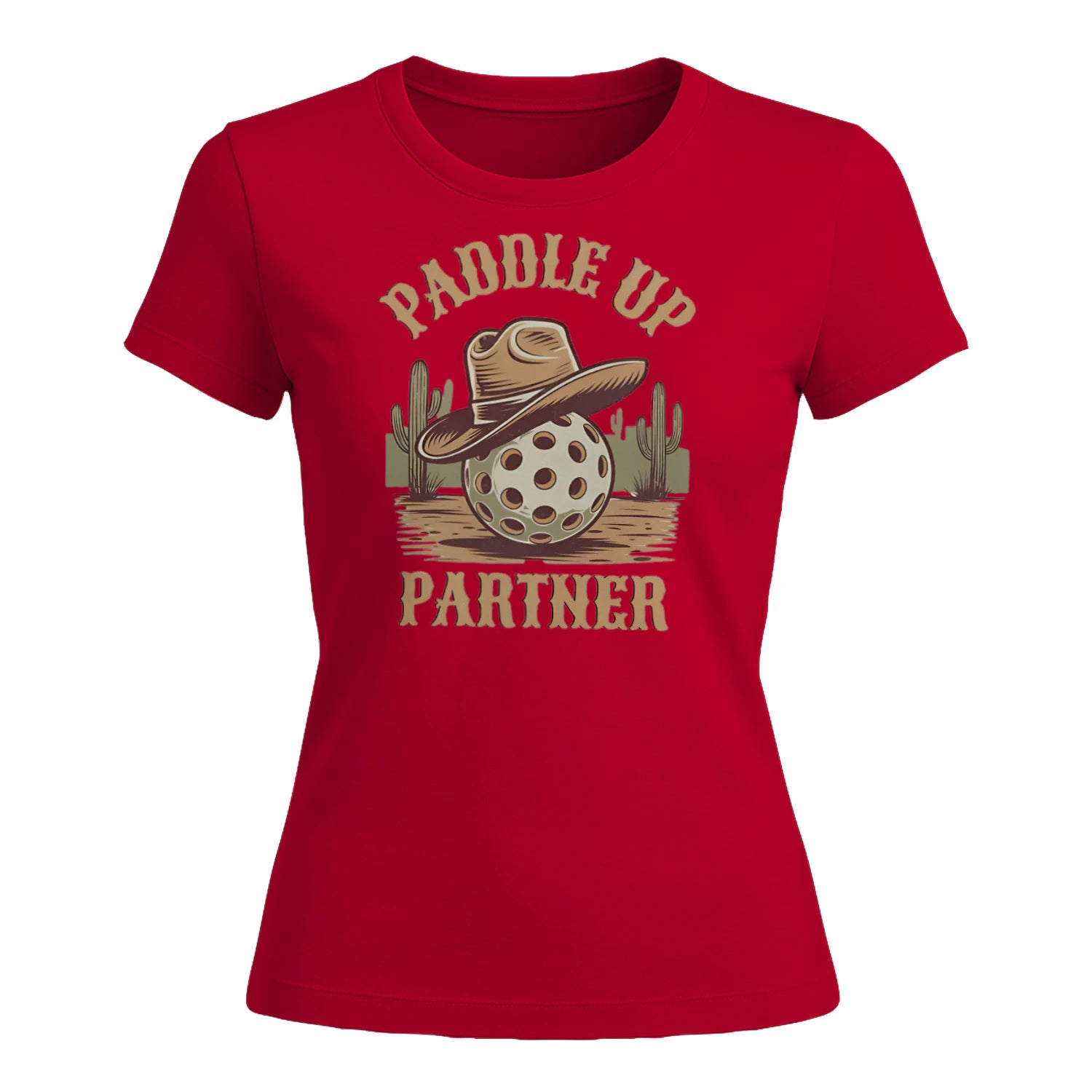 Paddle Up Partner for Pickleball Women’s T-Shirt – Funny Gift
