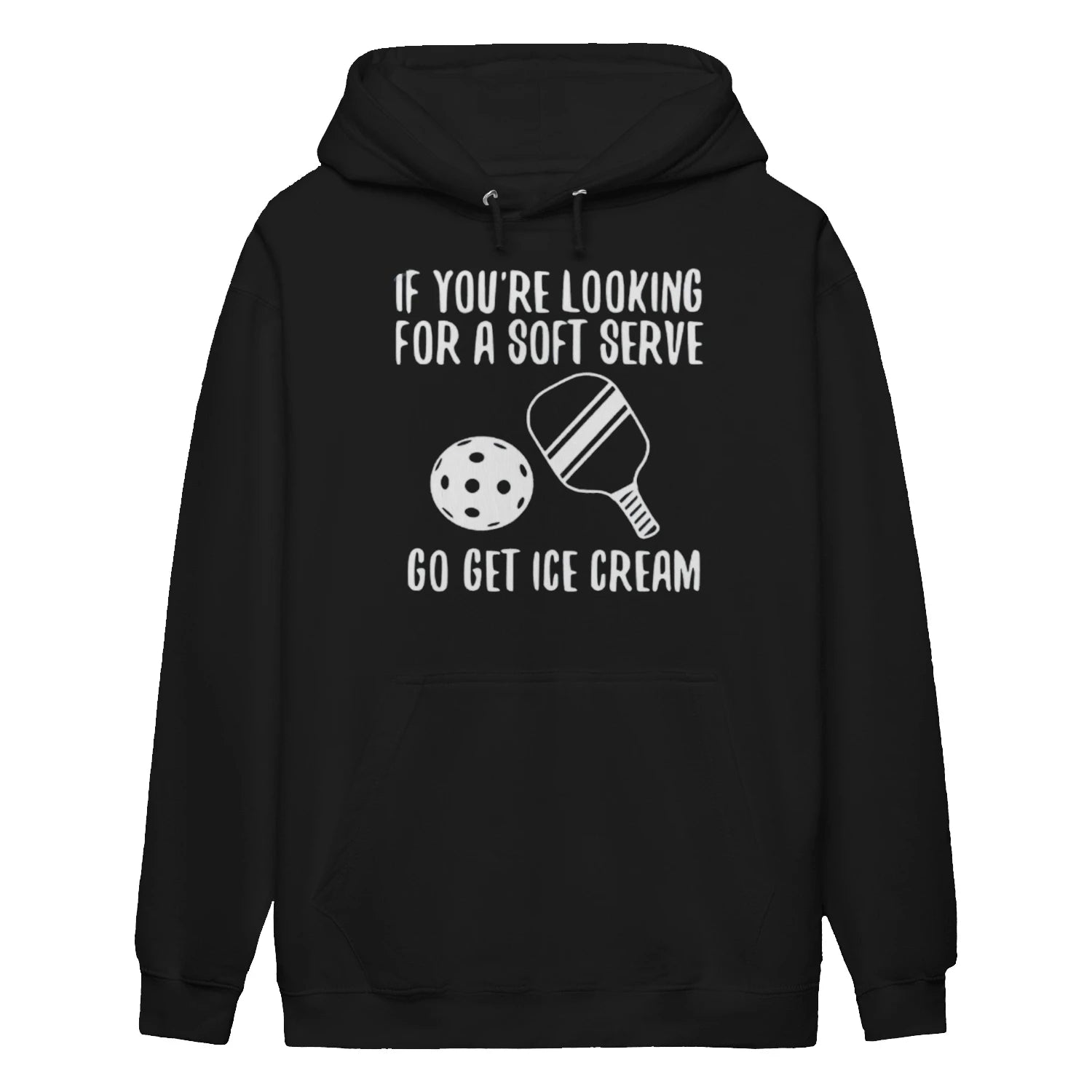 soft serve joke pickleball Women’s Hoodie – Funny Gift