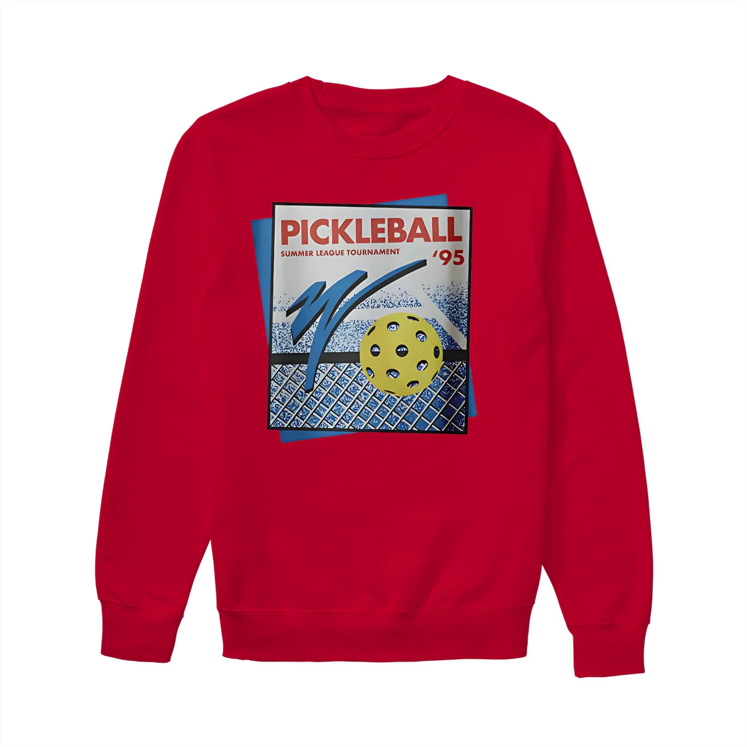 retro pickleball court Women’s Sweatshirt – Funny Gift