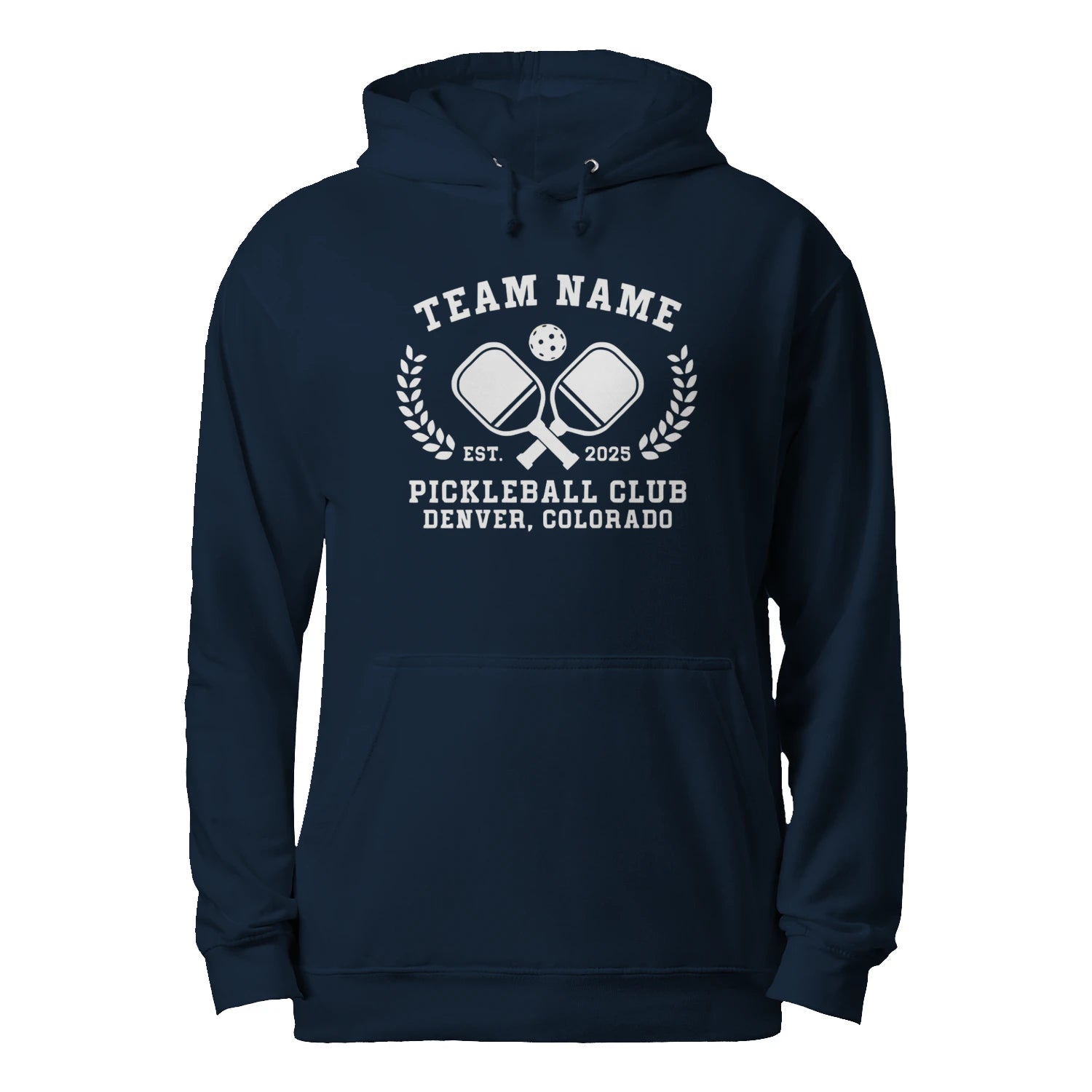 Pickleball Club Team Name Men’s Hoodie – Funny Gift