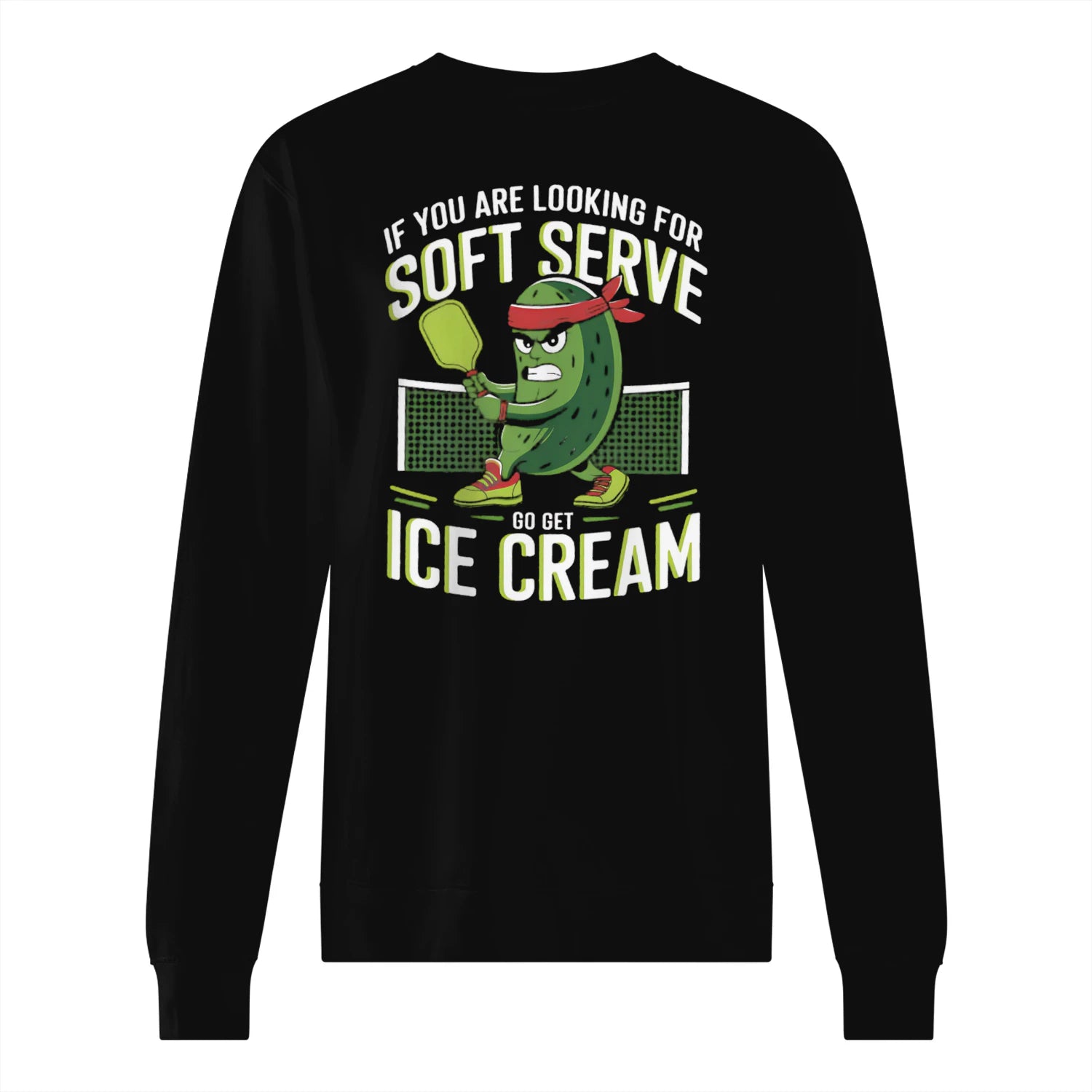 Pickleball & Ice Cream Men’s Sweatshirt – Funny Gift