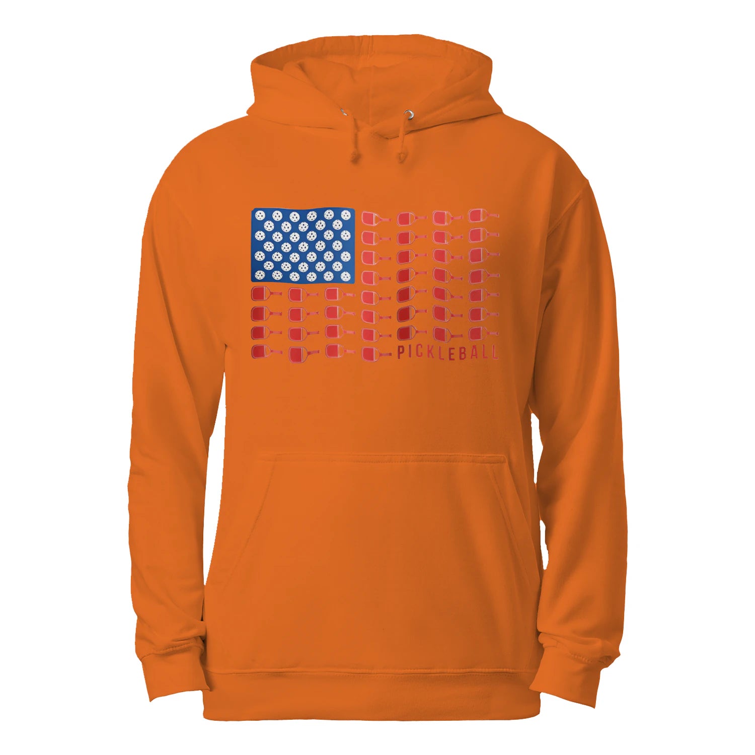 American Flag Pickleball Men’s Hoodie – Funny Gift
