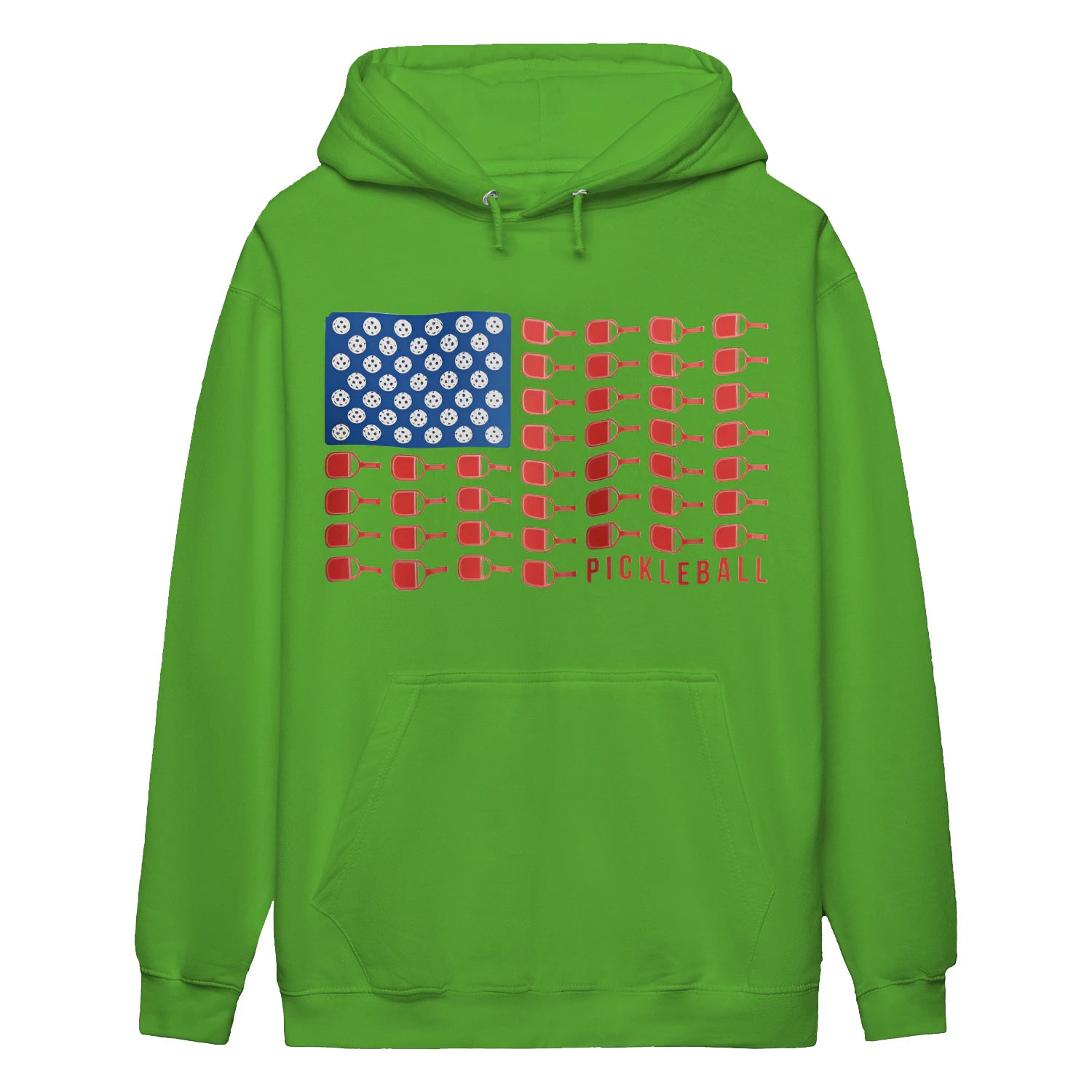 american flag pickleball Women’s Hoodie – Funny Gift