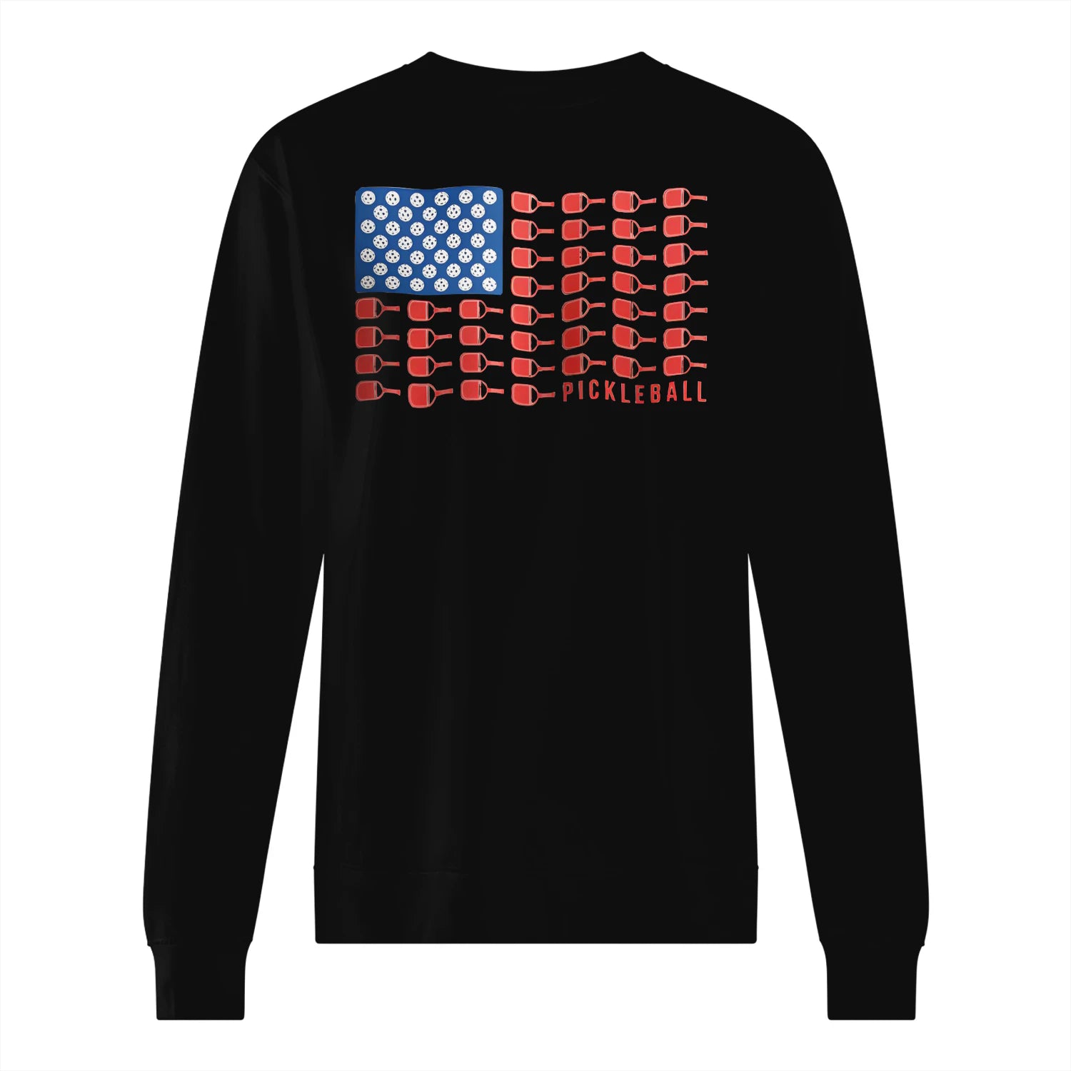American Flag Pickleball Men’s Sweatshirt – Funny Gift