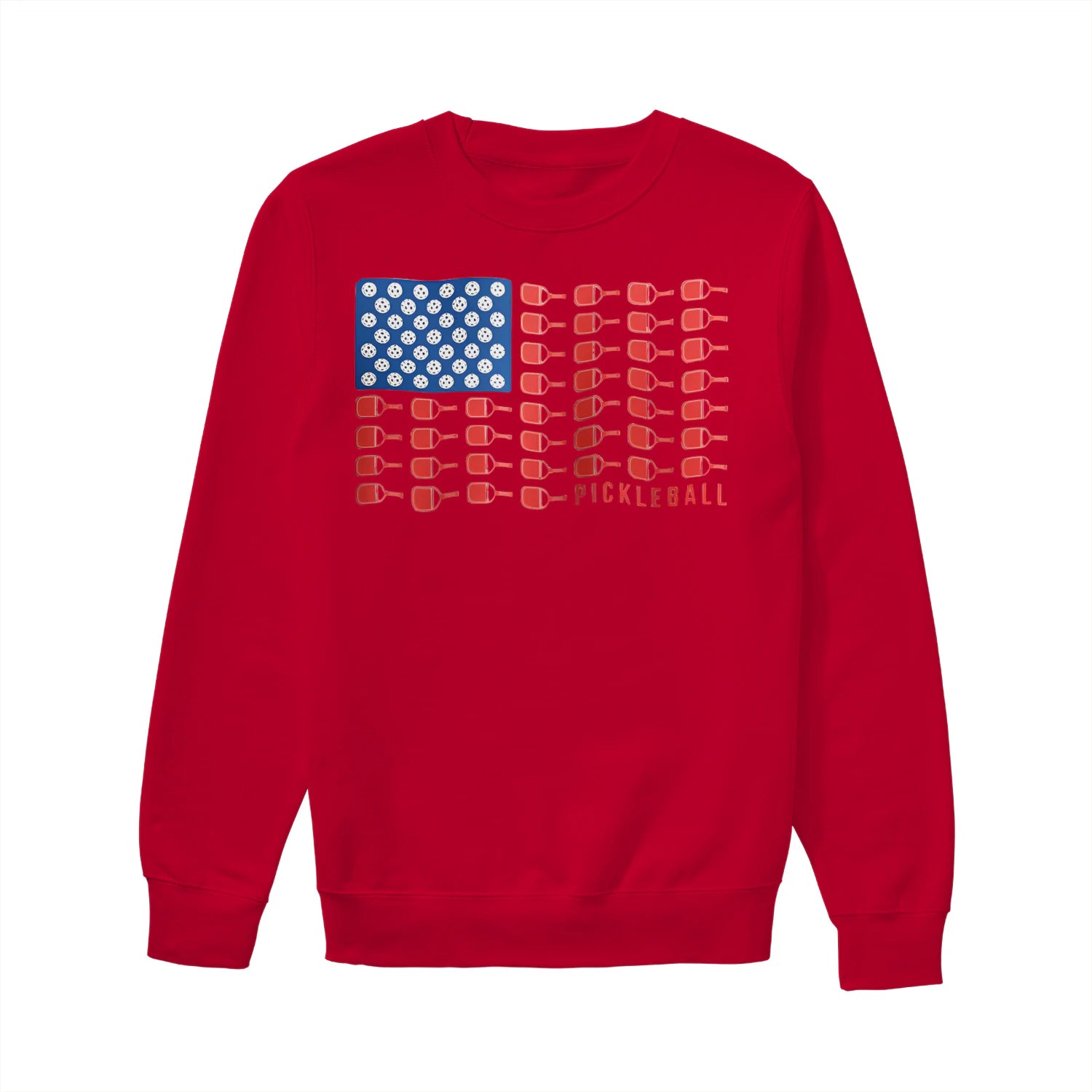 american flag pickleball Women’s Sweatshirt – Funny Gift