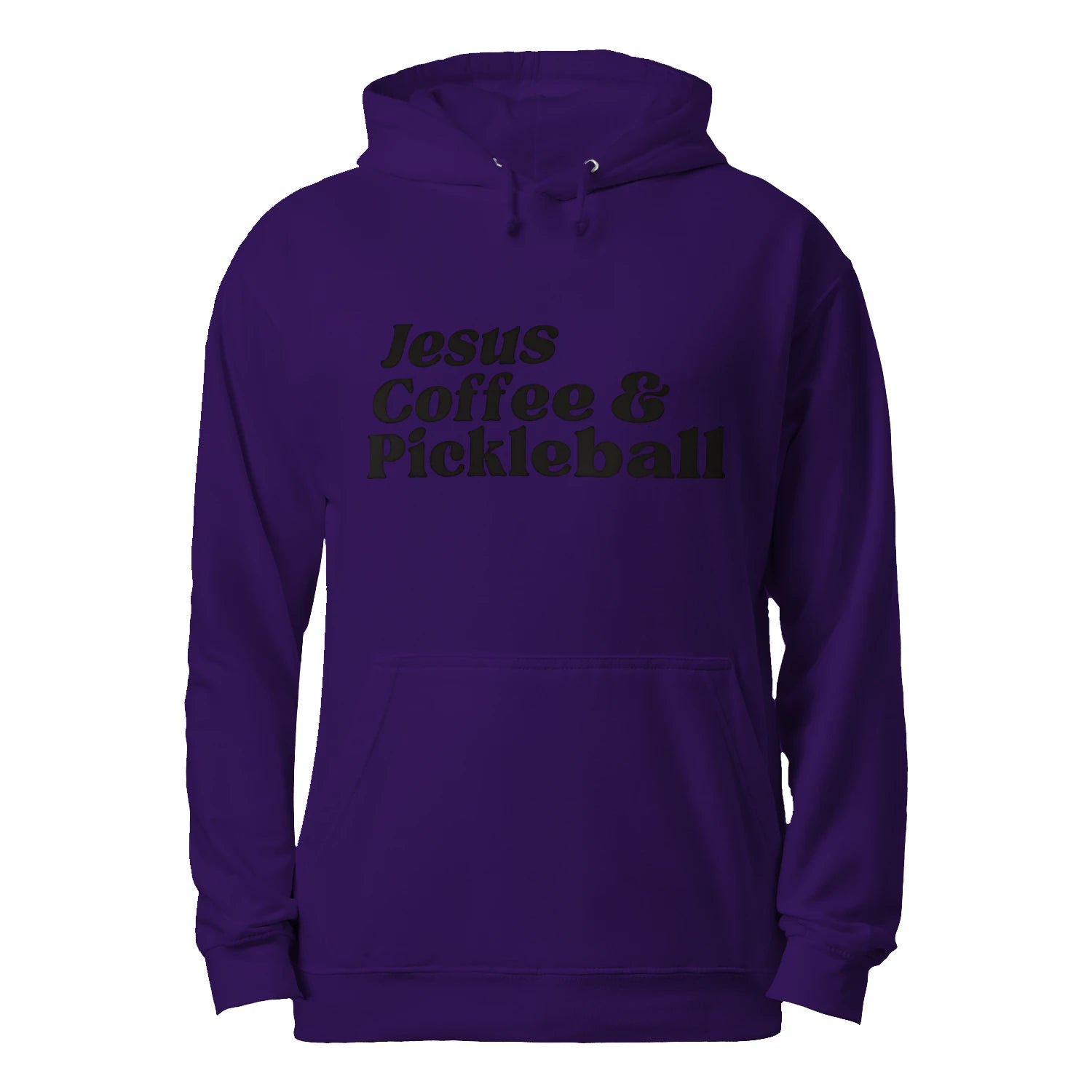 Jesus, Coffee & Pickleball Men’s Hoodie – Funny Gift