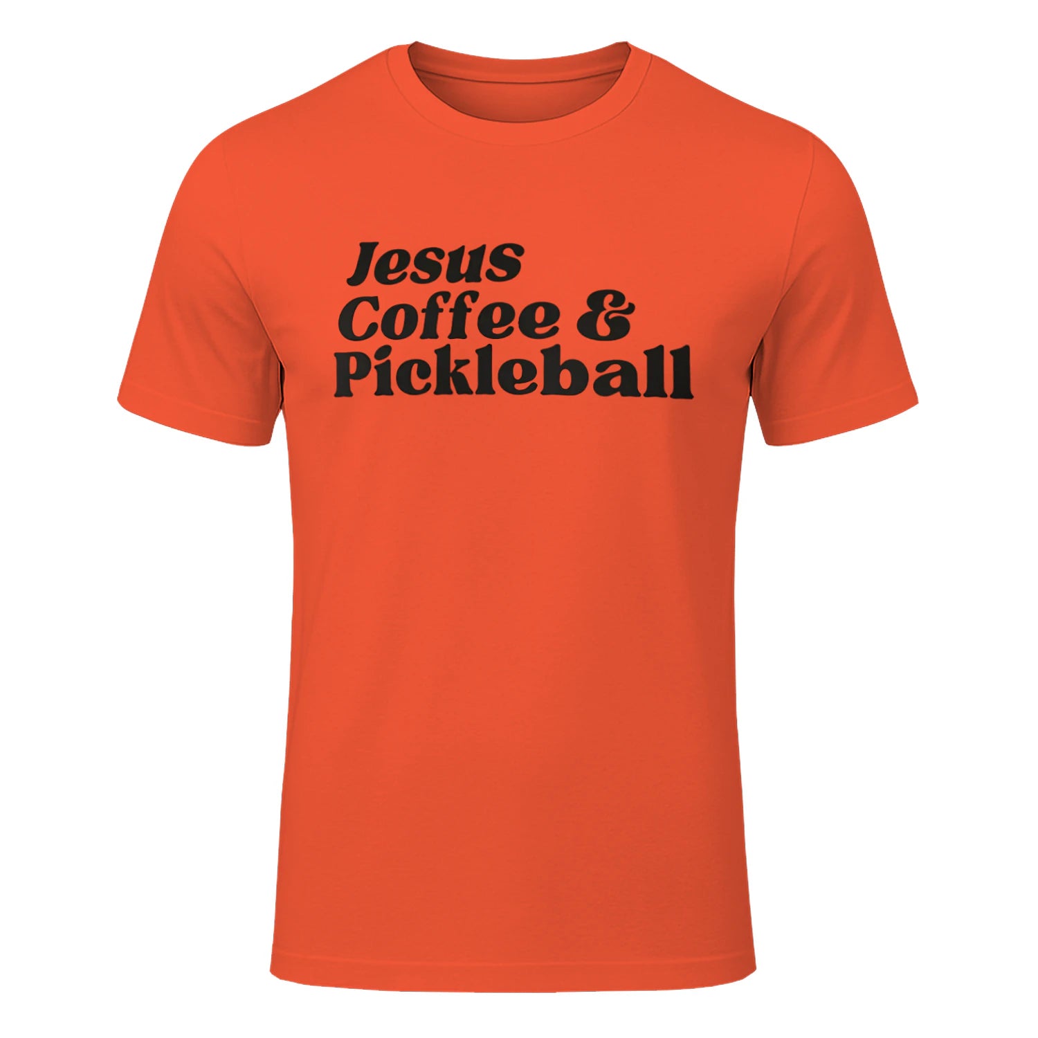 Jesus, Coffee & Pickleball T-Shirt – Funny Gift