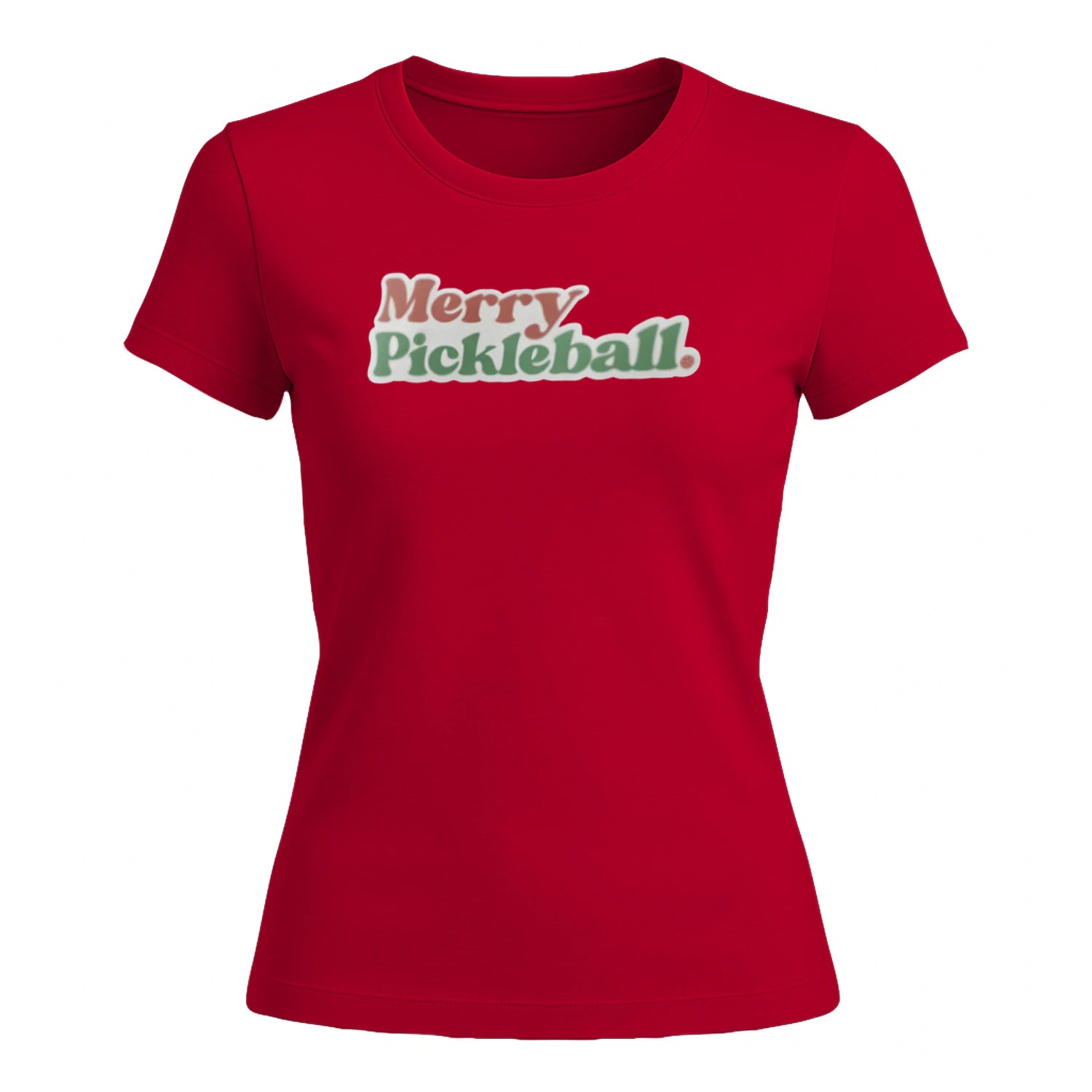 Merry Pickleball for Women’s T-Shirt – Funny Gift