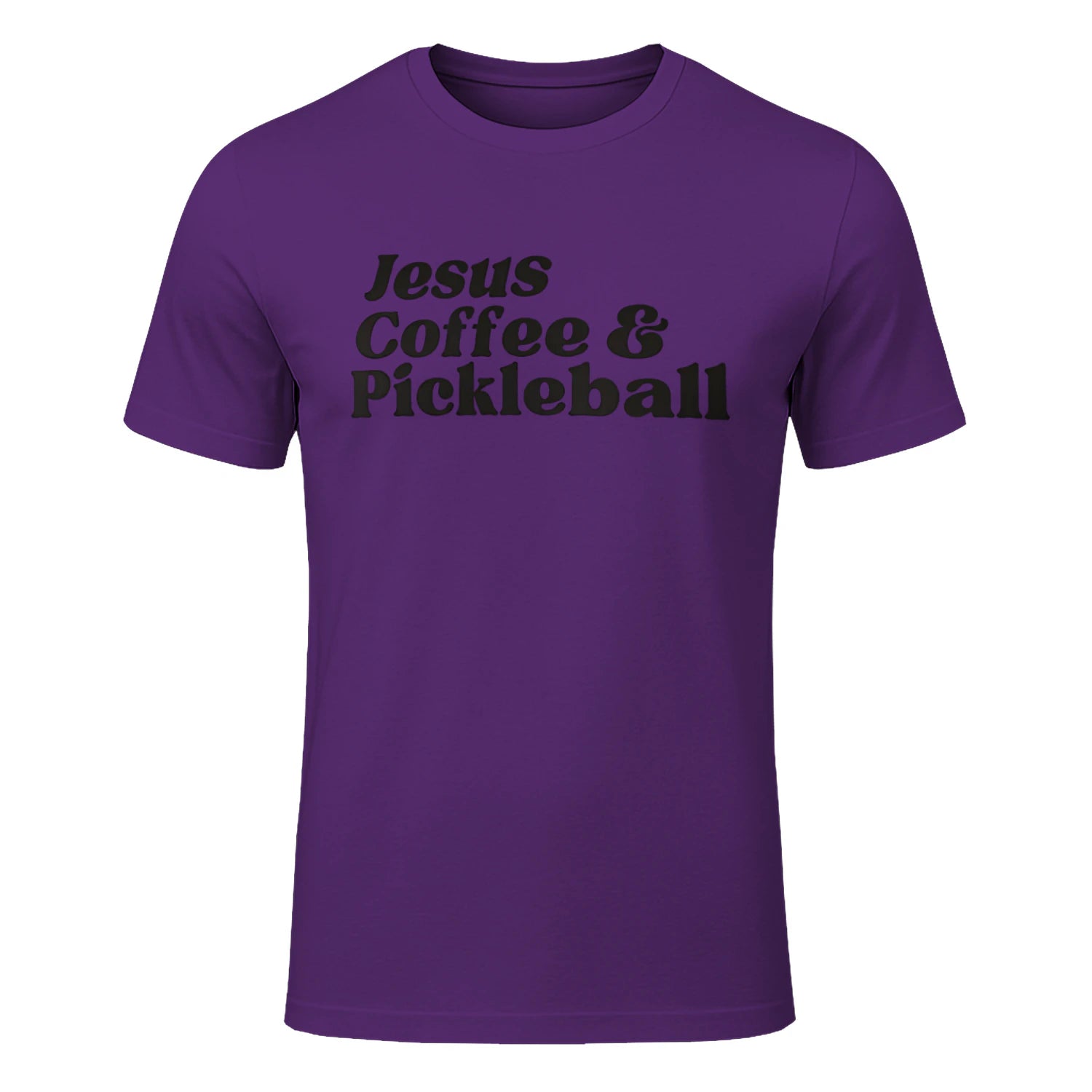 Jesus, Coffee & Pickleball T-Shirt – Funny Gift