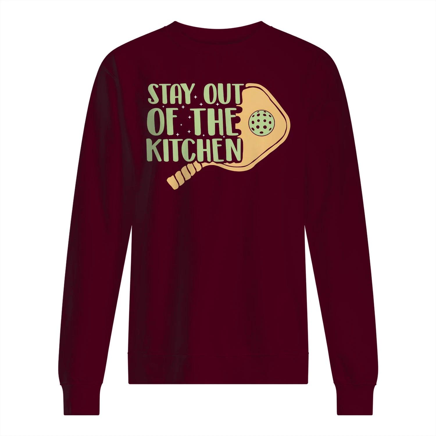 Stay Out of the Kitchen Pickleball Men’s Sweatshirt – Funny Gift