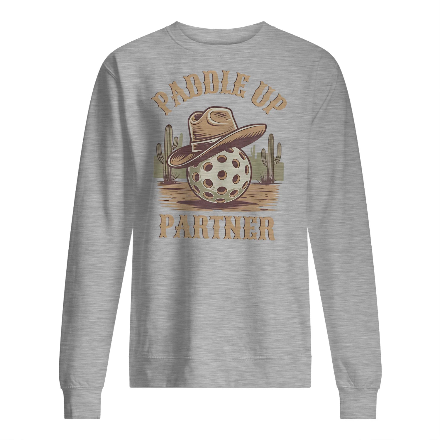 Paddle Up Partner Pickleball Men’s Sweatshirt – Funny Gift